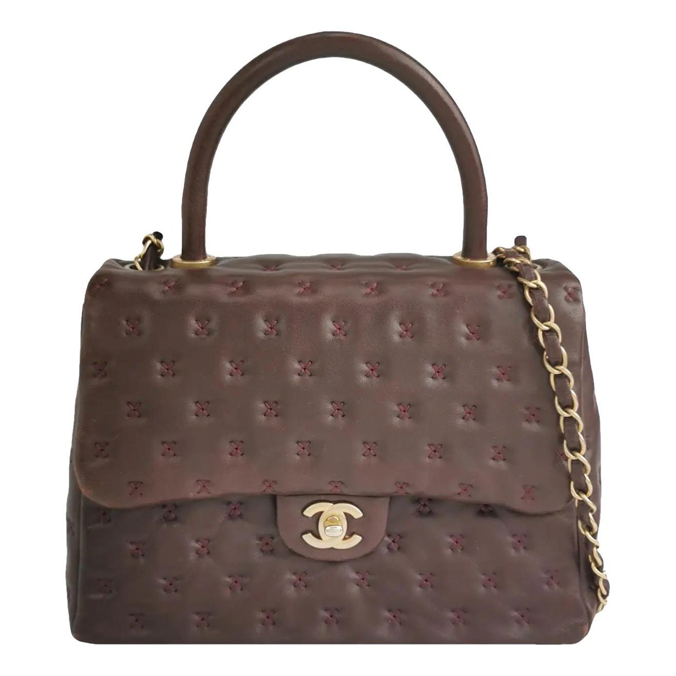 Coco Handle leather handbag