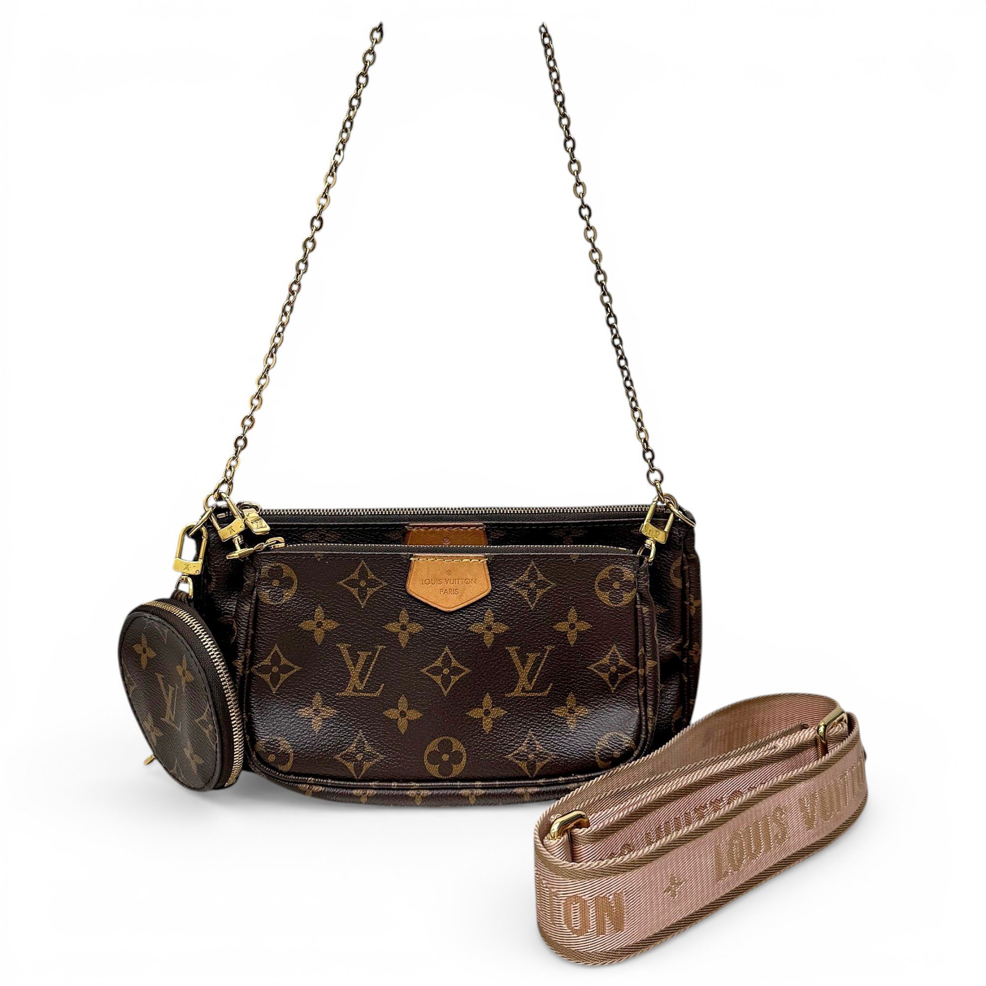 Louis Vuitton Multi Pochette Accessoires leather handbag