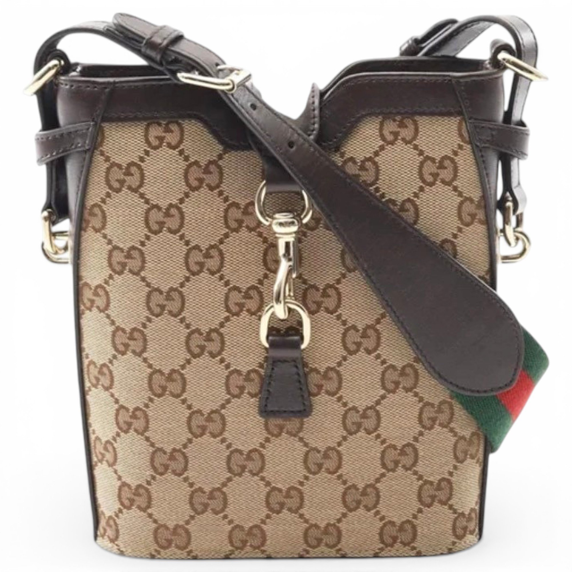 Ophidia Bucket cloth crossbody bag