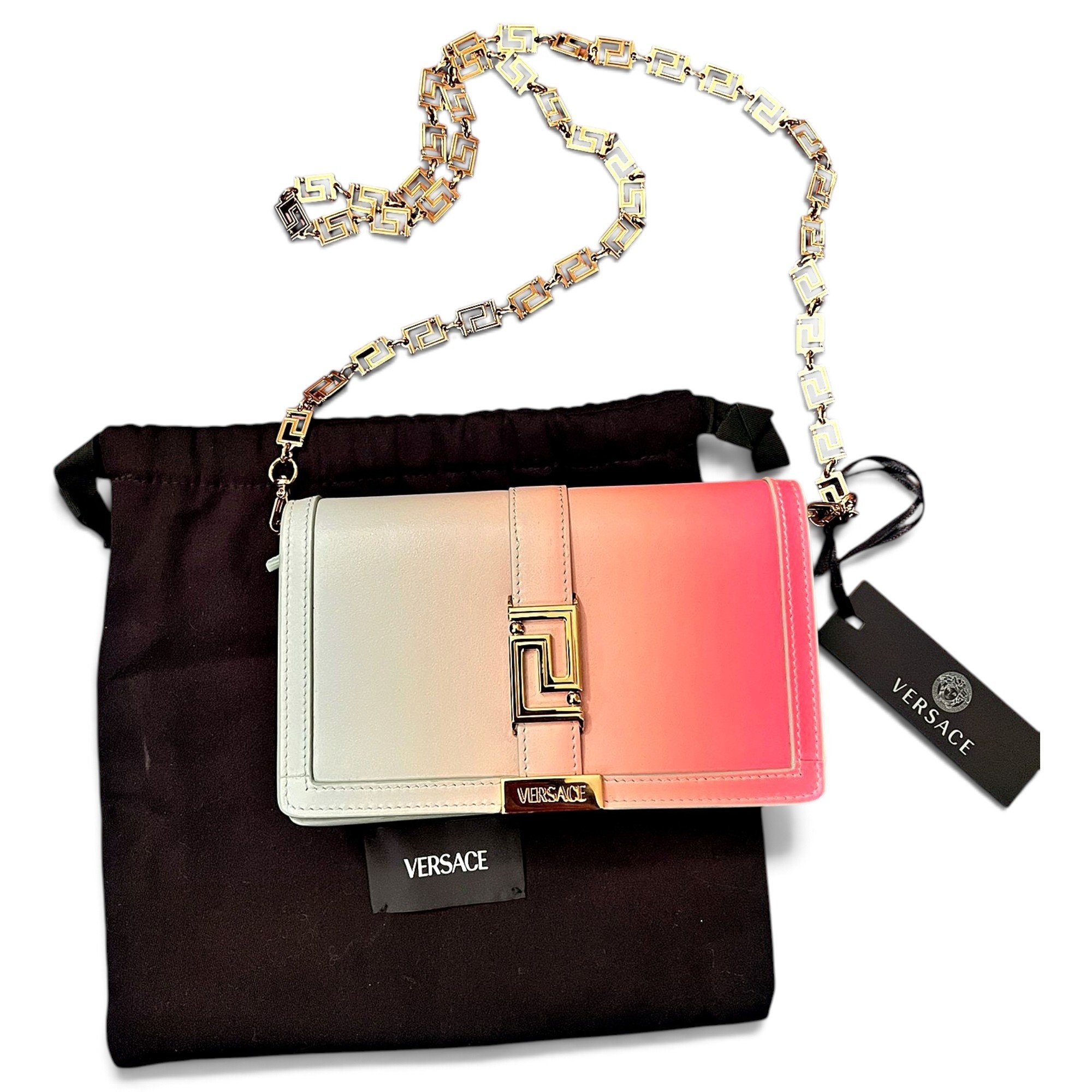 Versace Leather clutch bag
