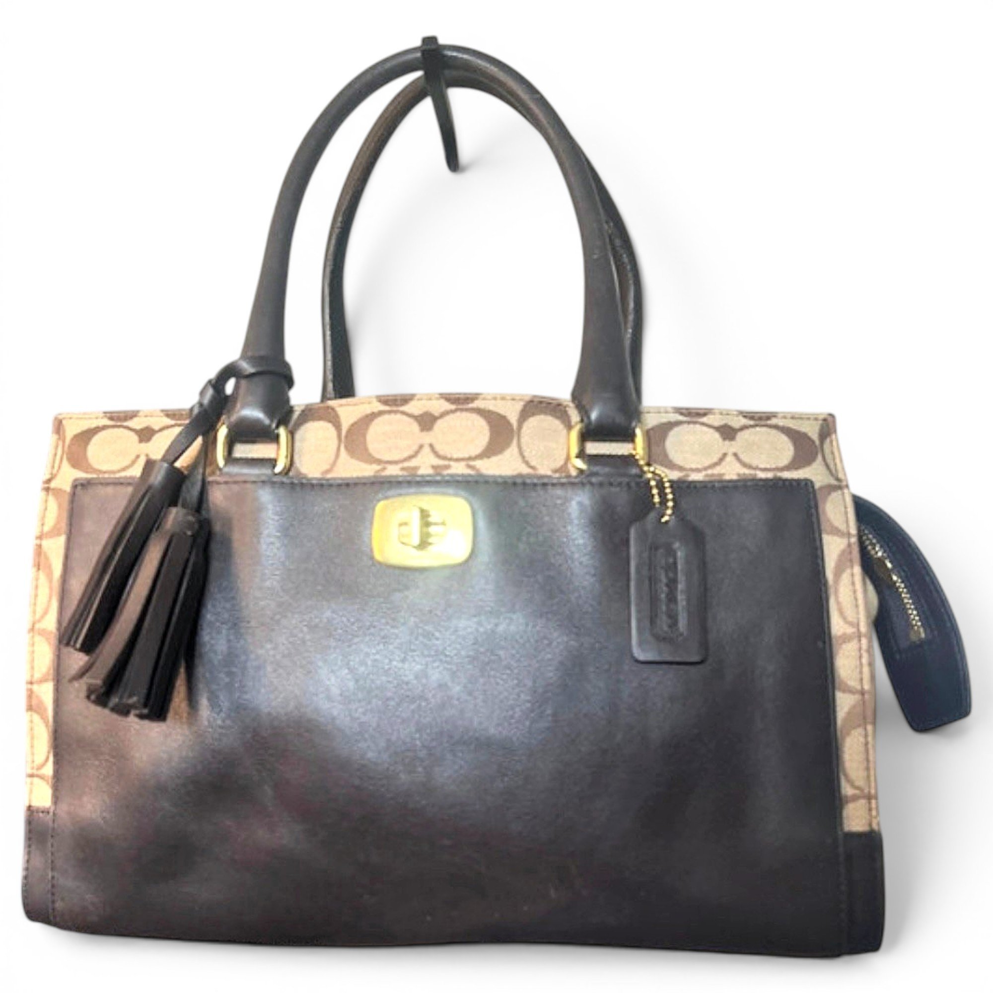 Leather handbag