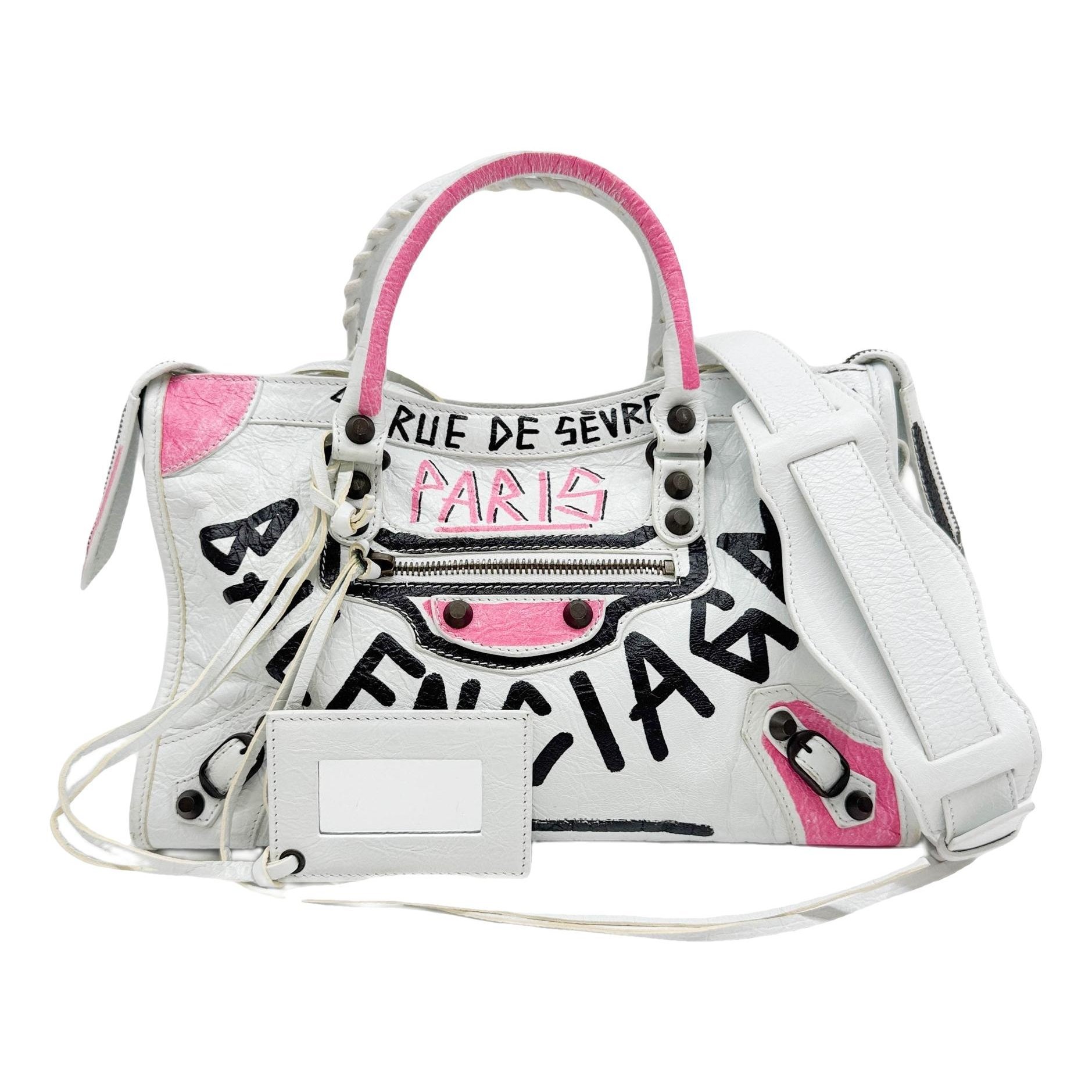 City leather mini bag