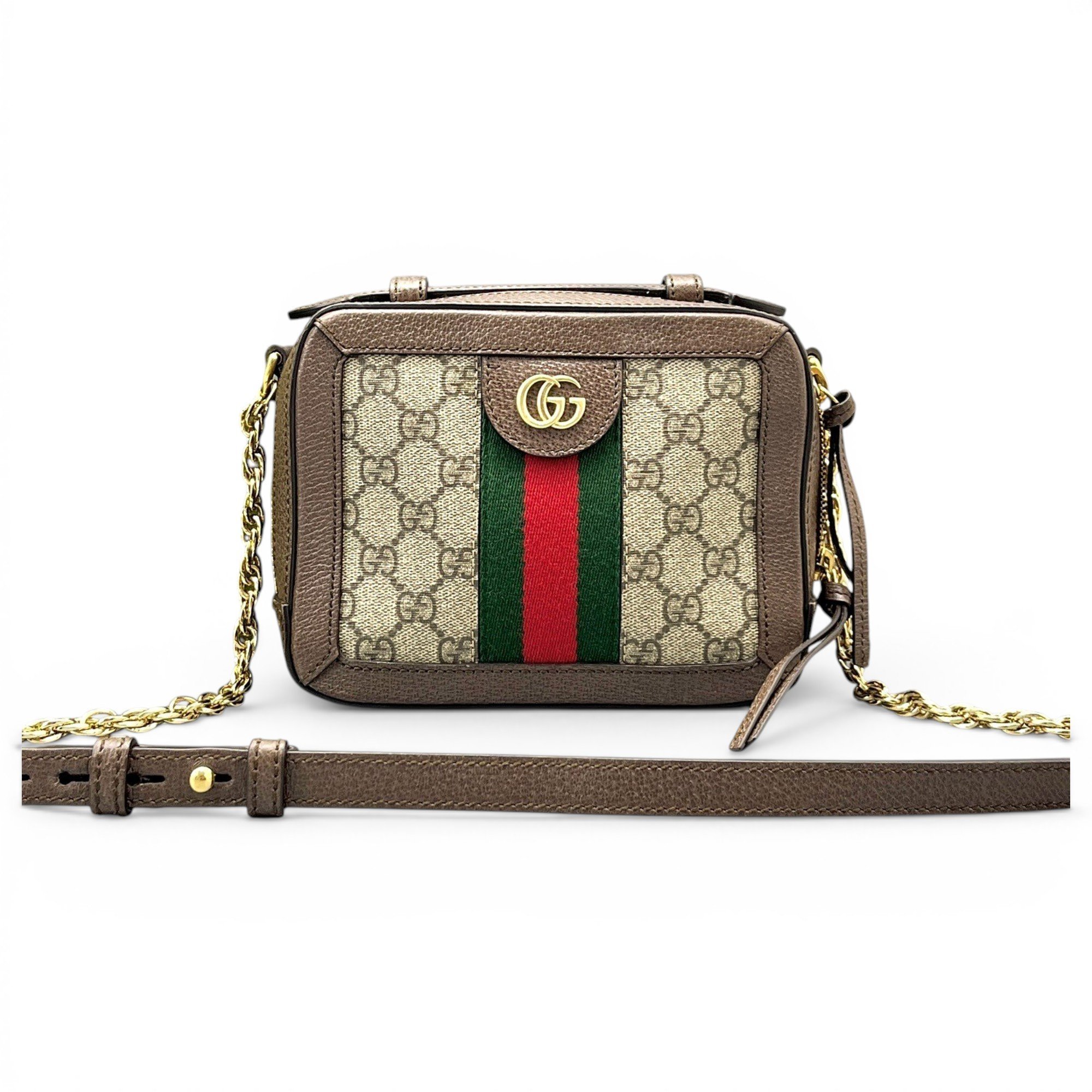 Ophidia leather handbag