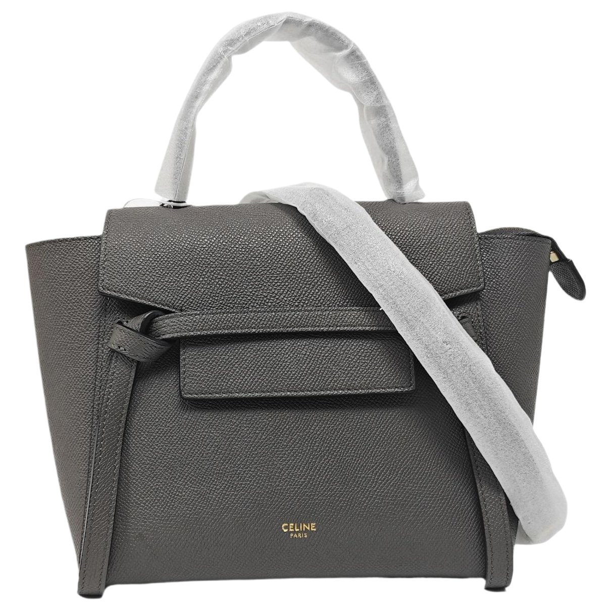 Belt leather handbag