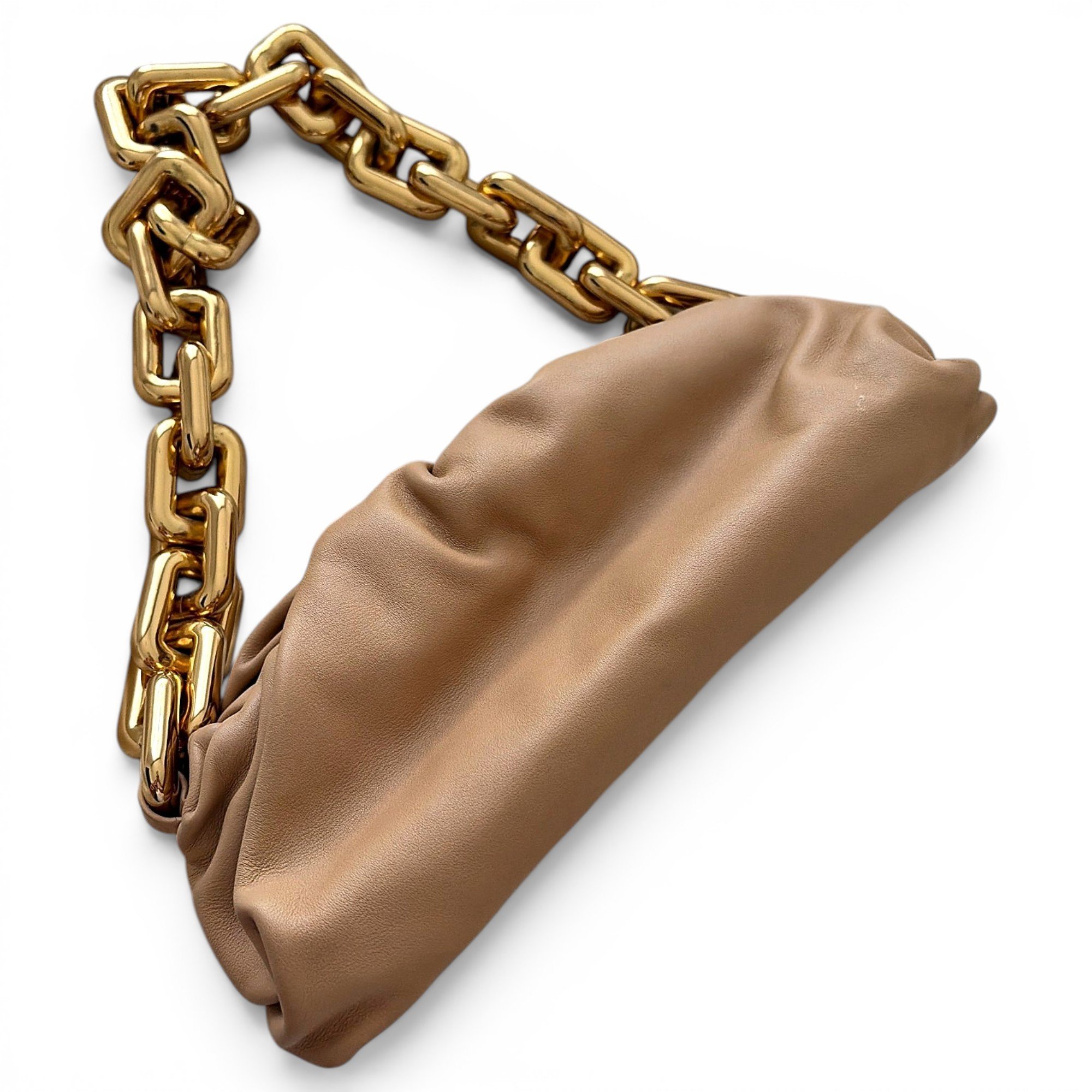 Chain Pouch leather handbag