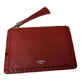 Lancel Enveloppe leather clutch bag