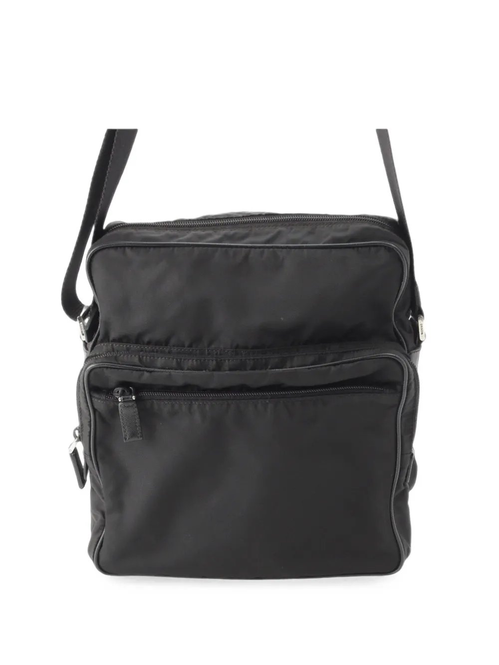 2013-2026 Saffiano Trimmed Tessuto Zip Top crossbody bag