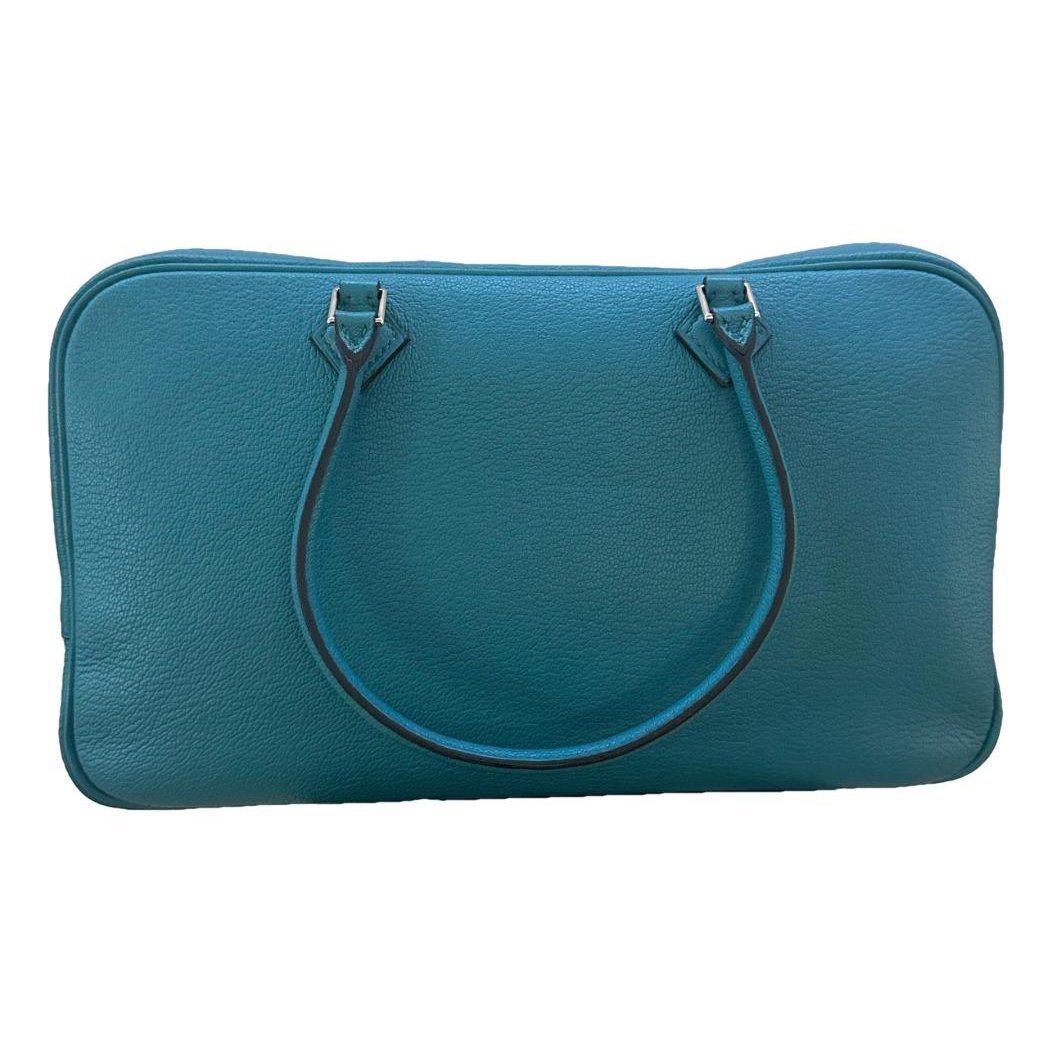 Plume leather handbag