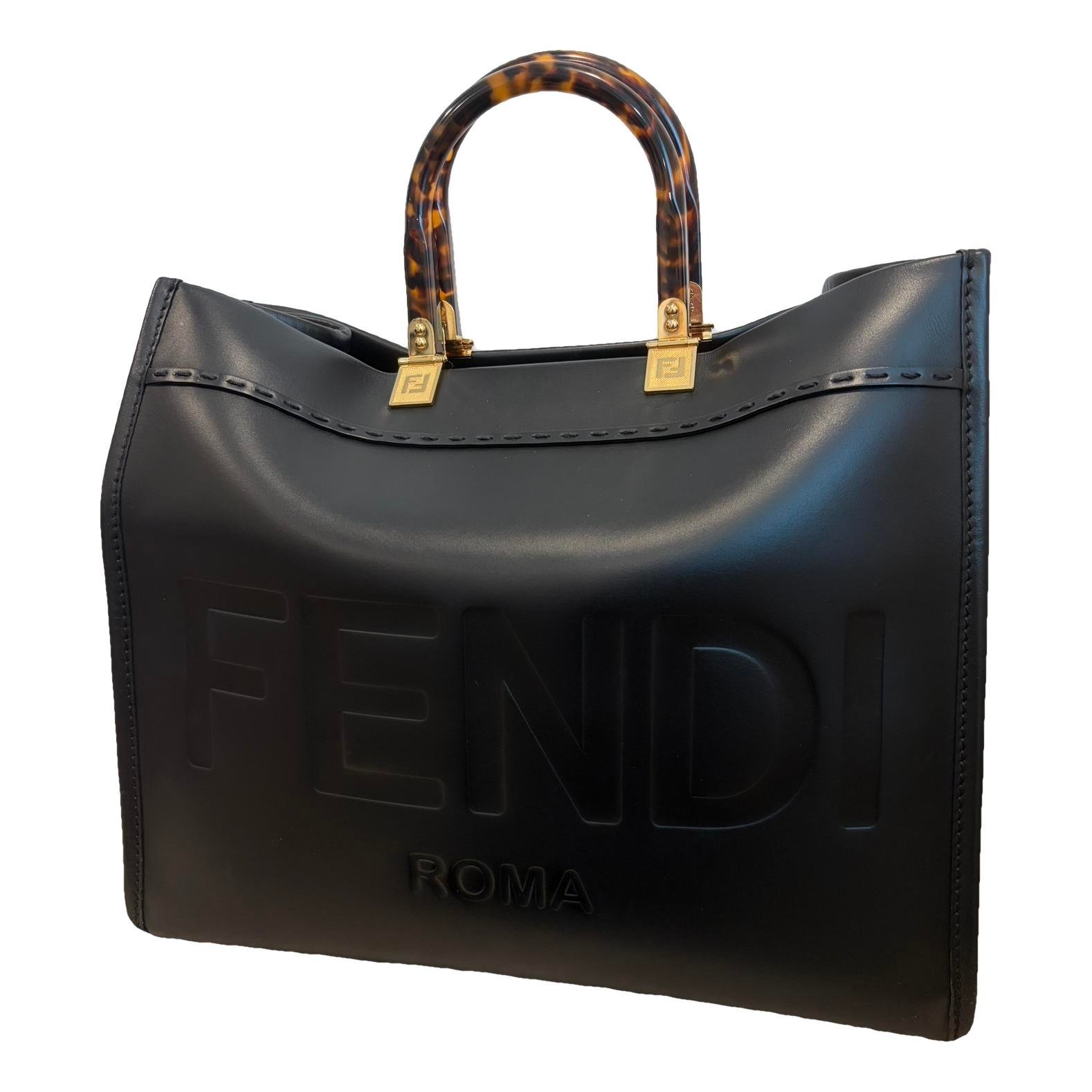 Sunshine leather tote