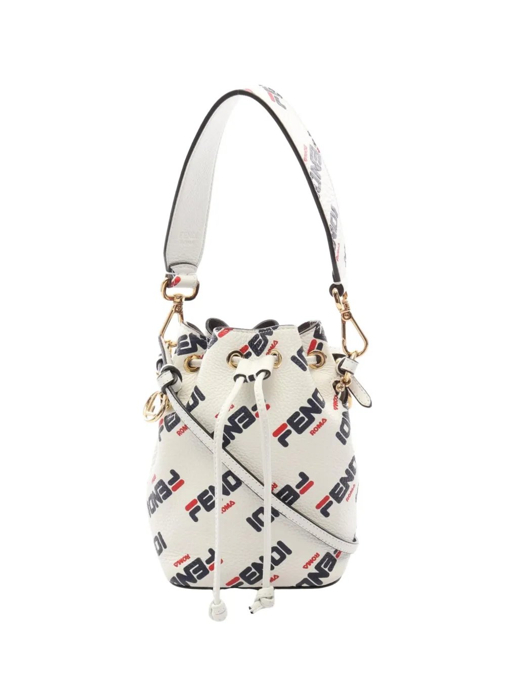 x Fila 2000s Montresor leather buke bag