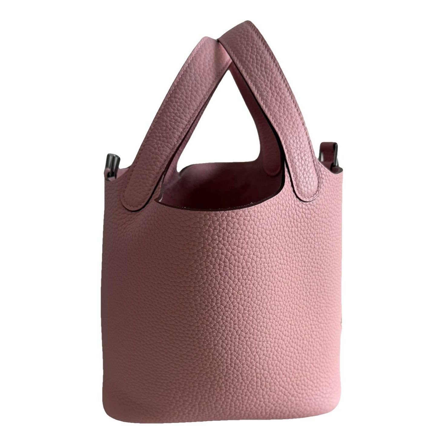 Picotin leather tote