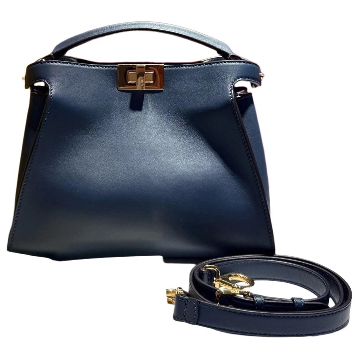 Peekaboo leather handbag