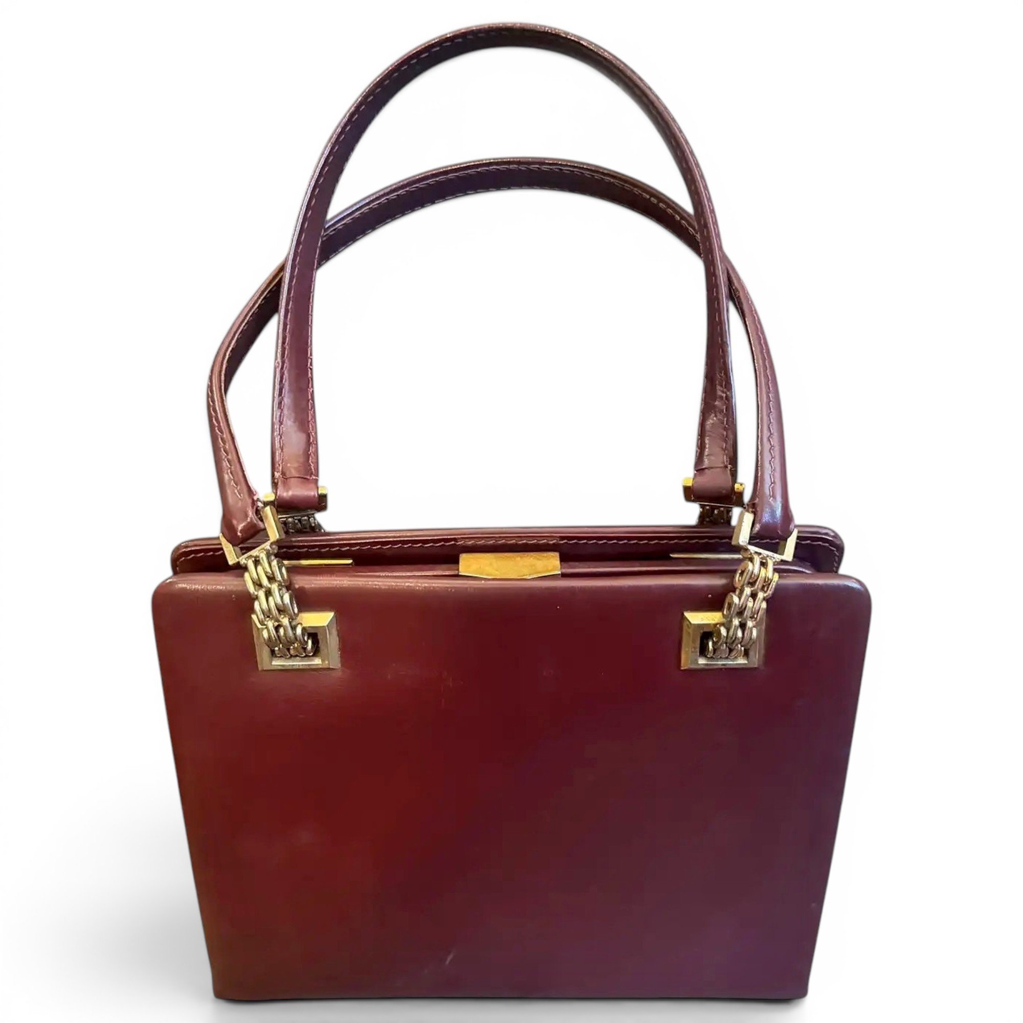 Leather handbag