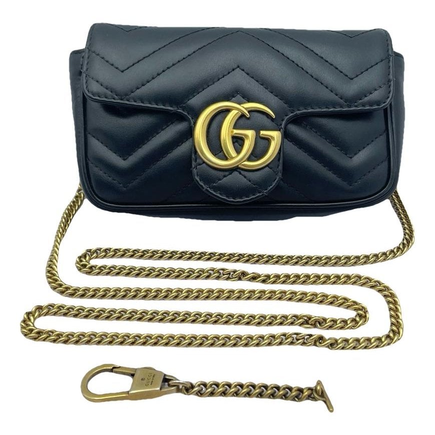 GG Marmont Chain leather crossbody bag