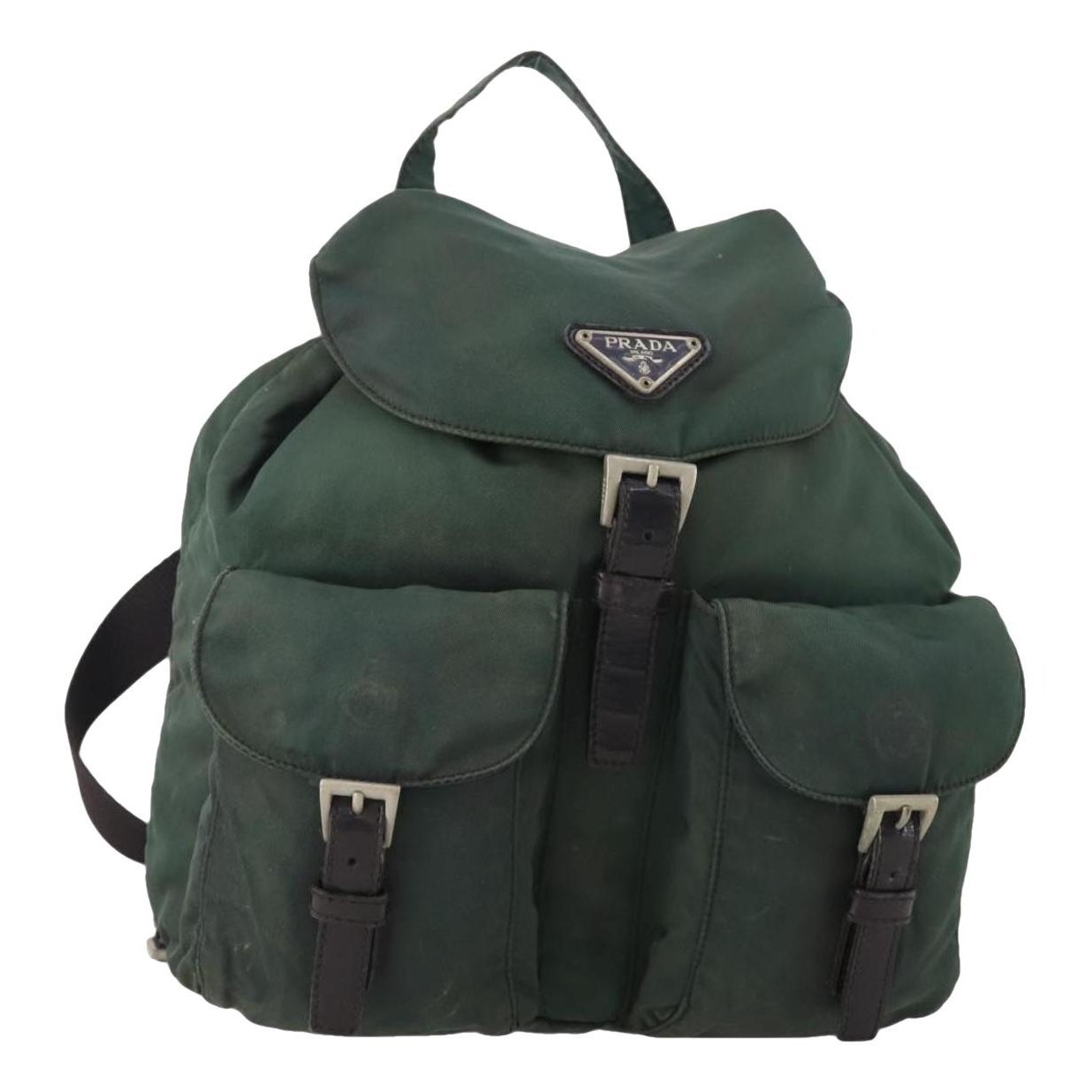 Leather backpack