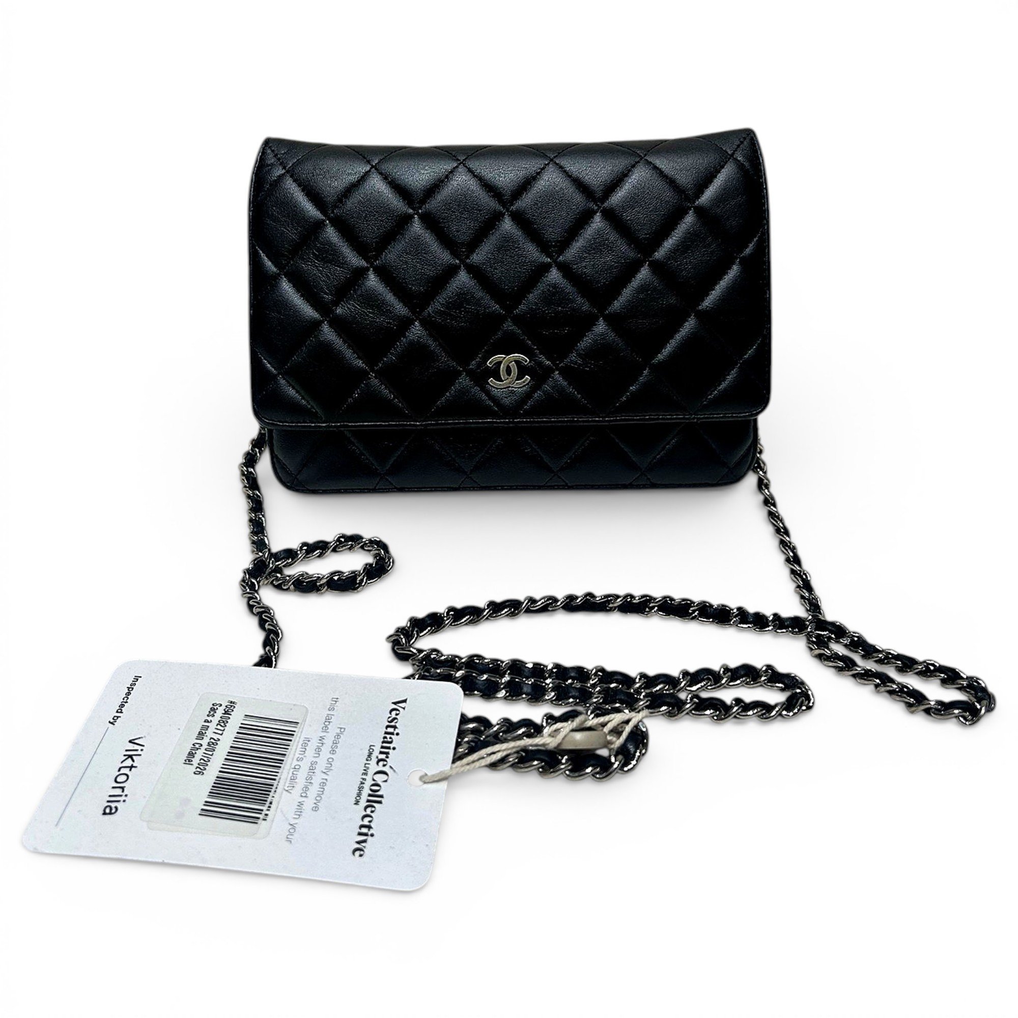 Wallet On Chain Timeless/Classique leather crossbody bag