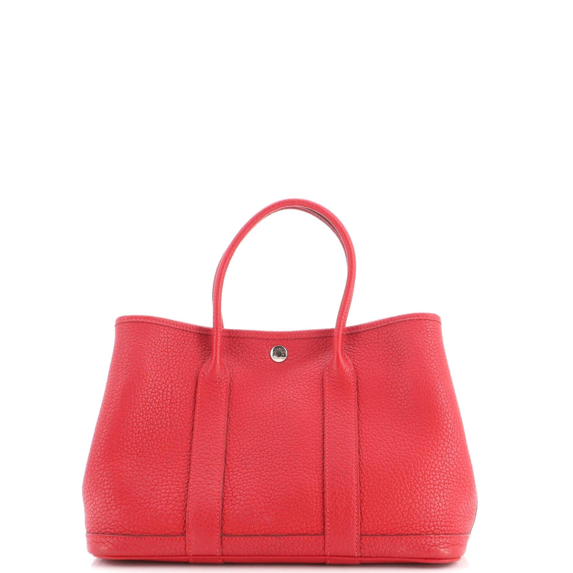 Leather tote