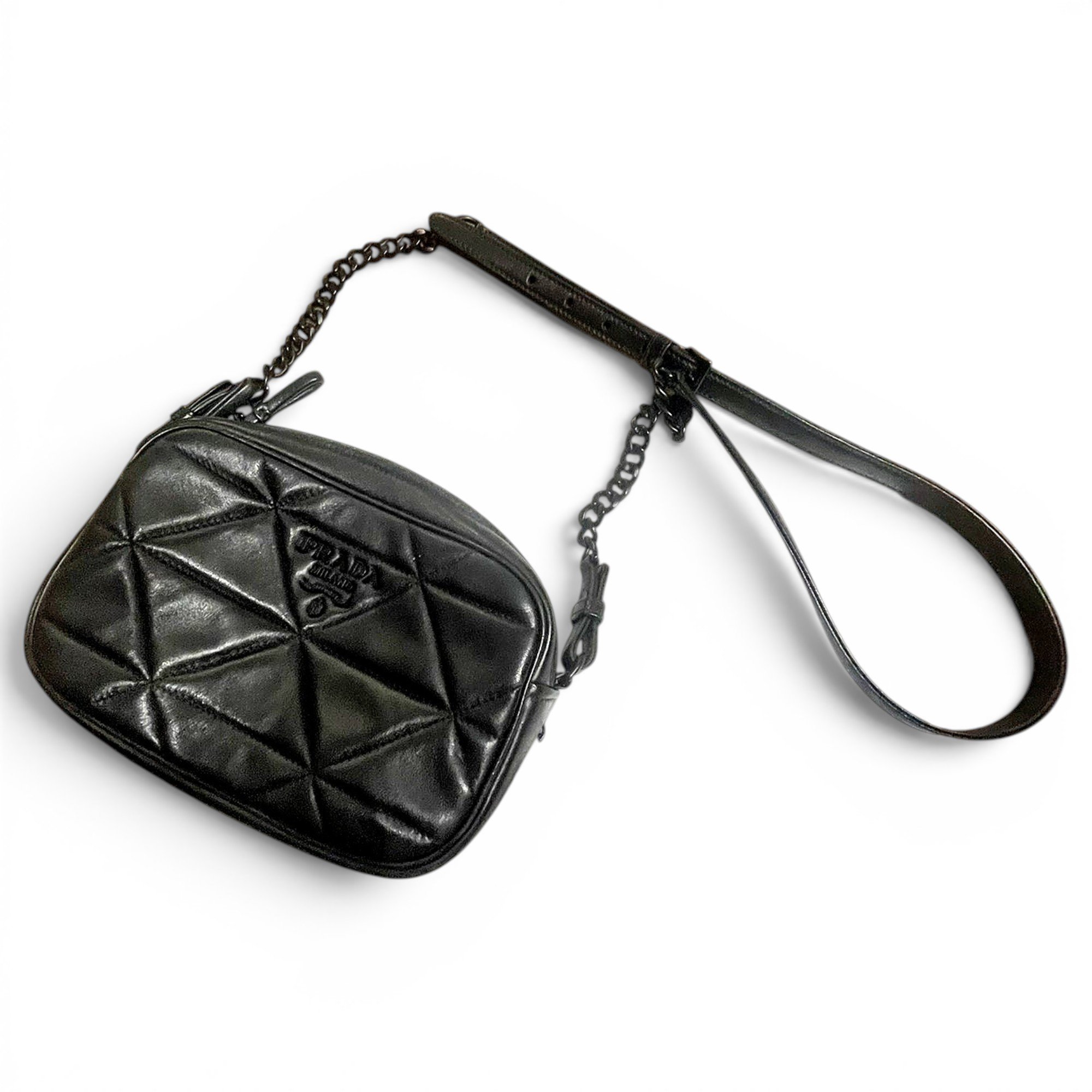 Leather crossbody bag