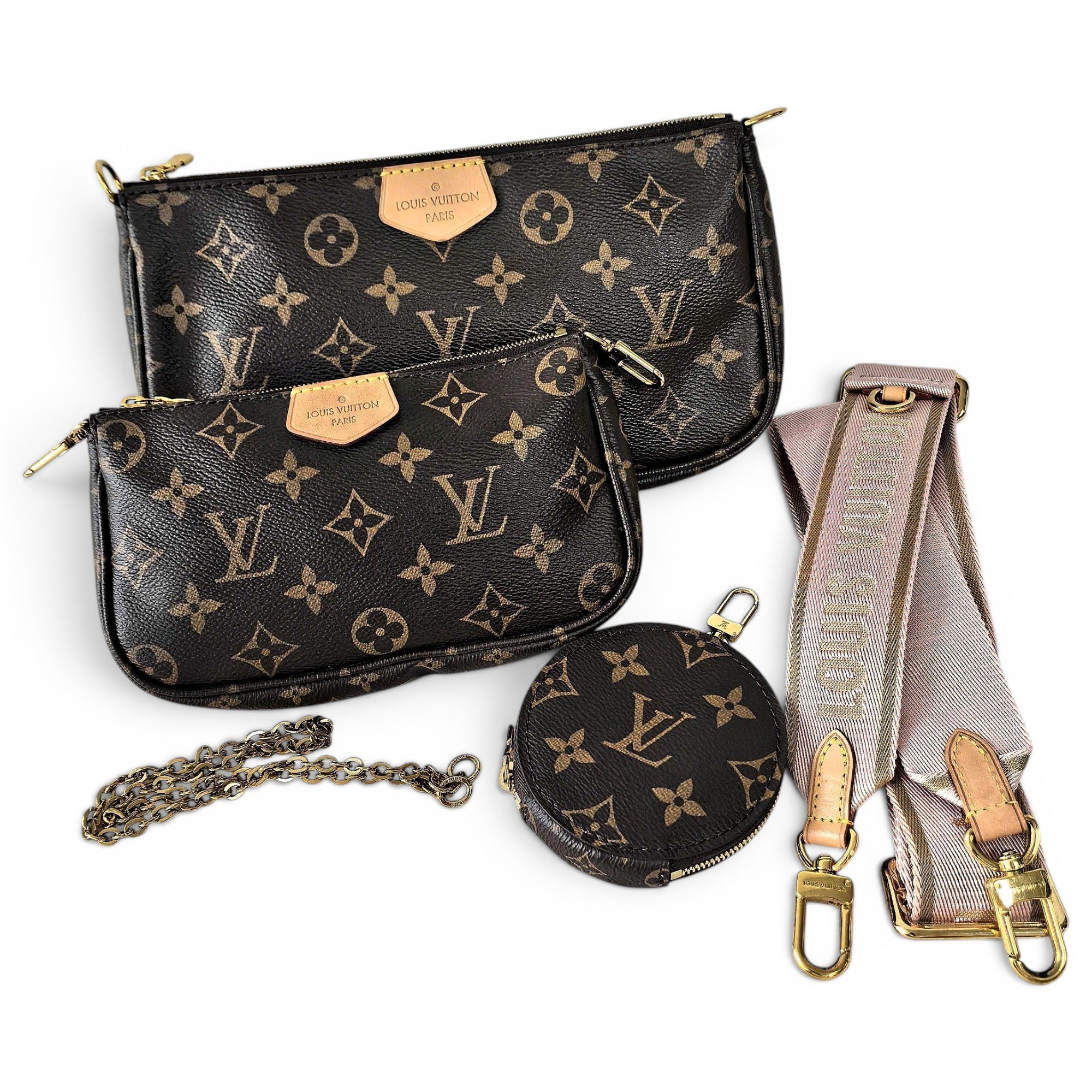 Multi Pochette Accessoires leather handbag
