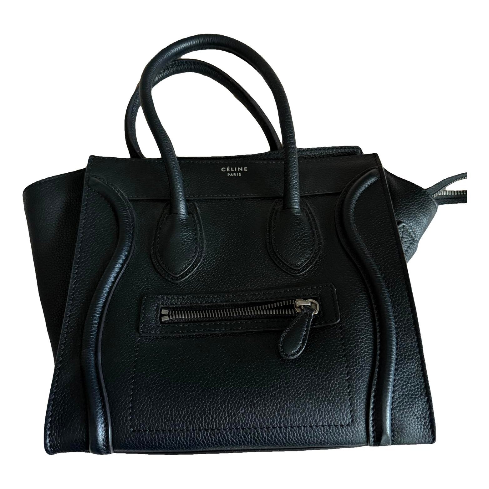 Nano Luggage leather handbag