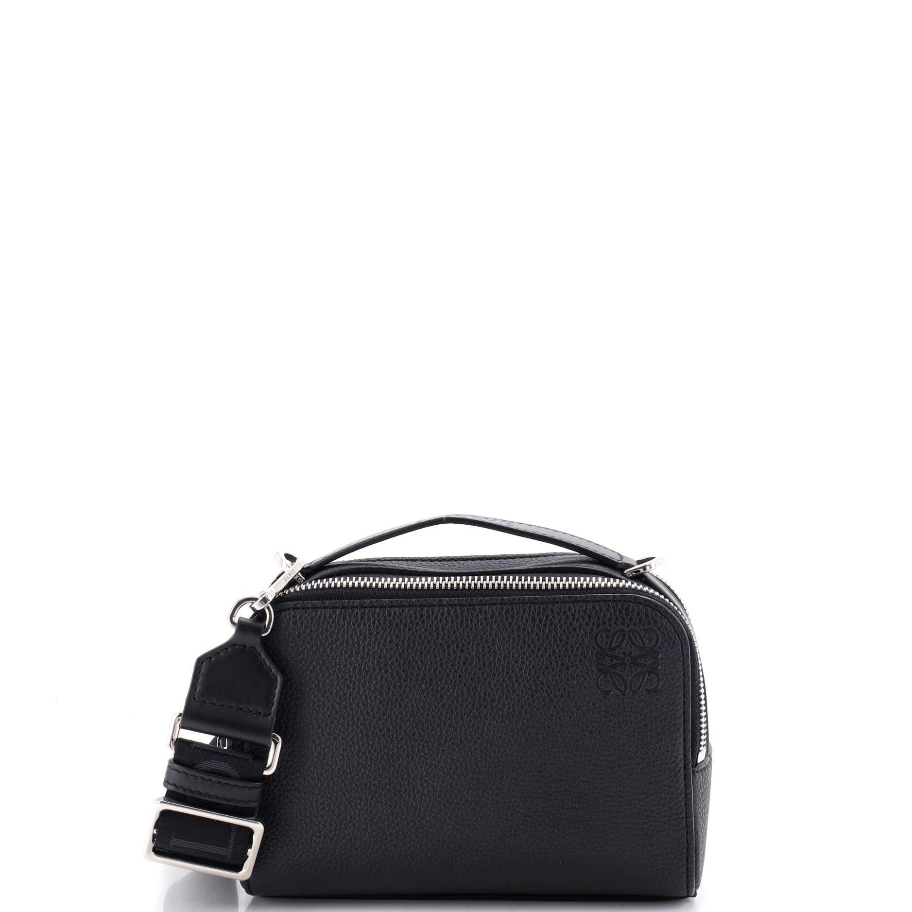 Camera Crossbody Bag Leather Mini