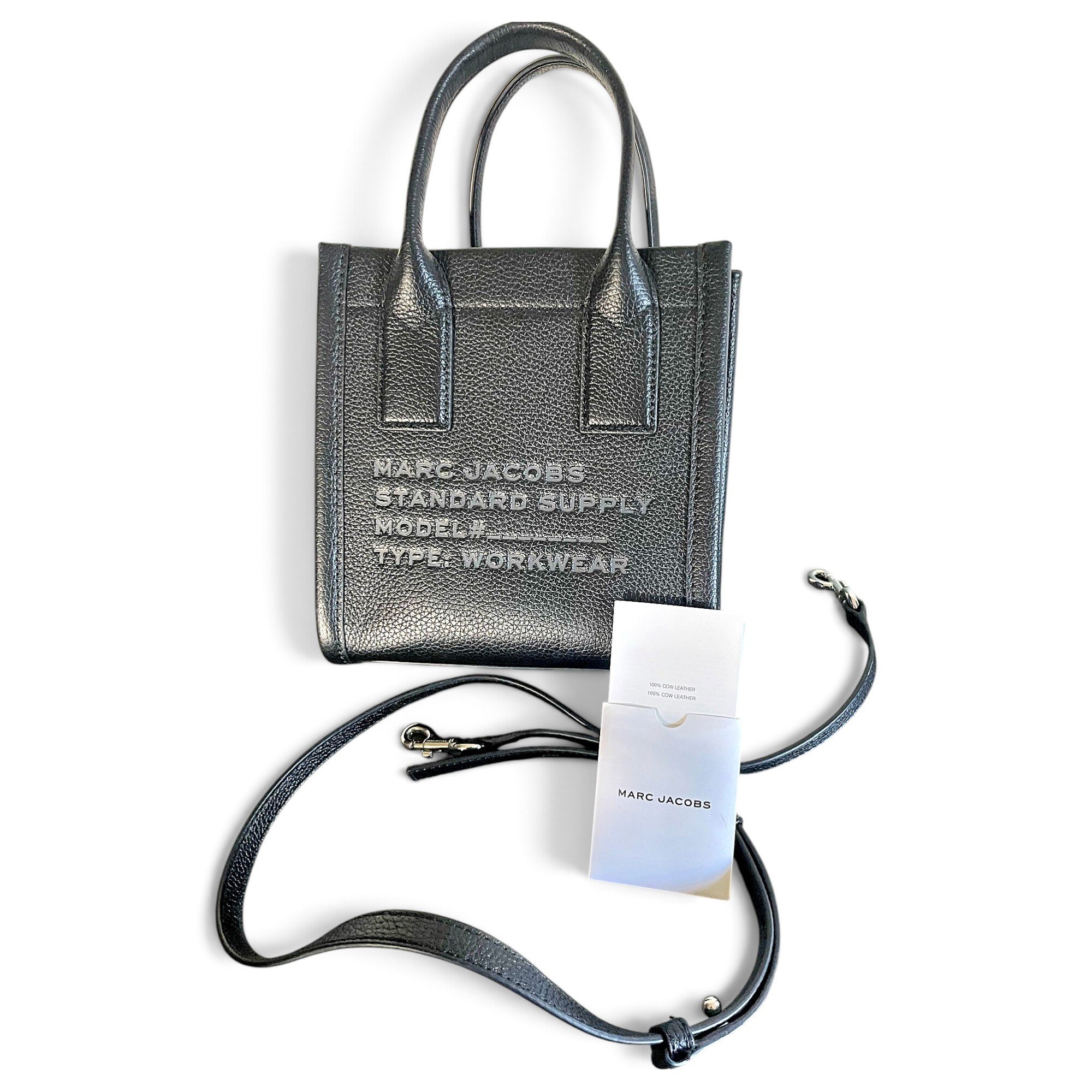 The Tag Tote leather tote
