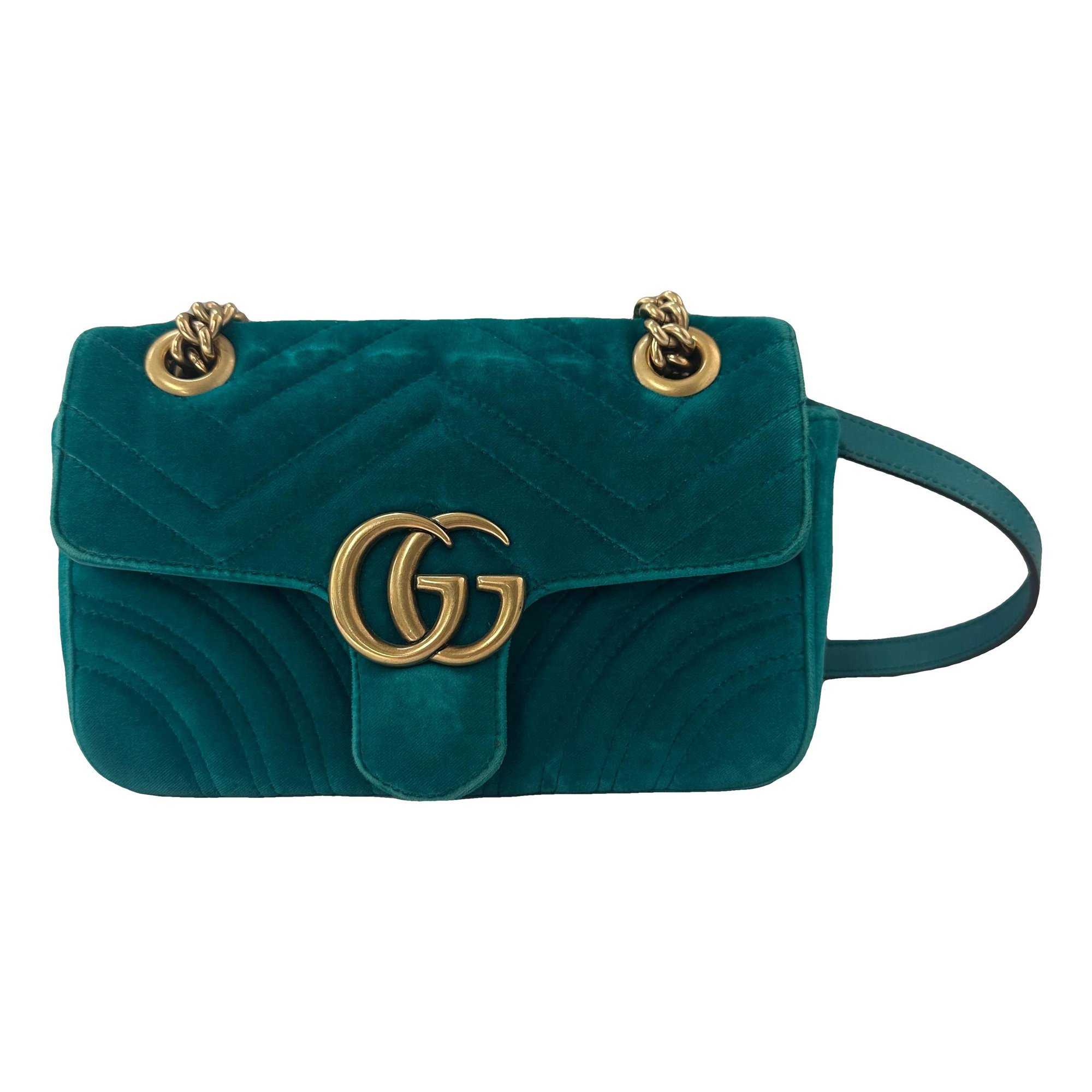 GG Marmont velvet handbag
