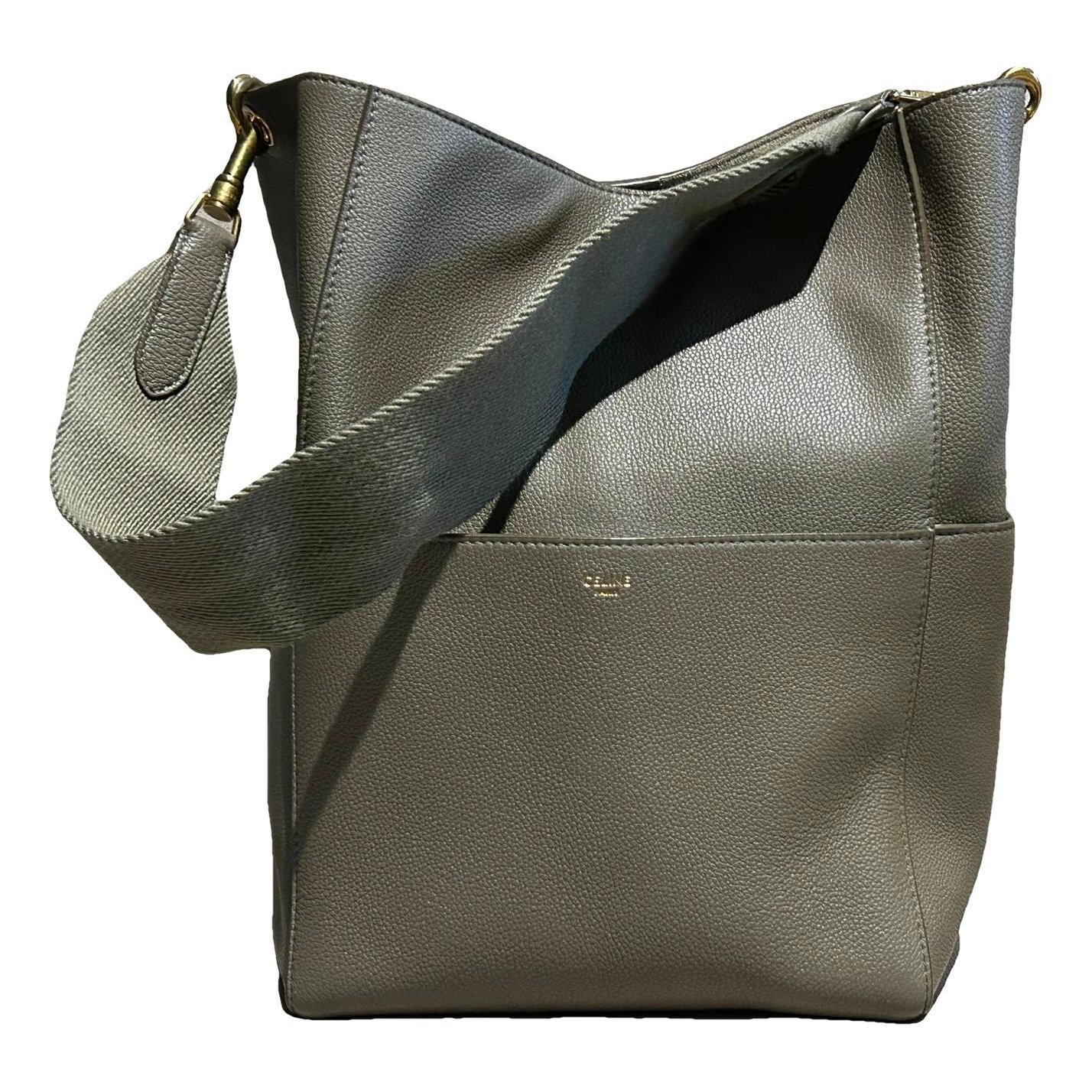 Seau Sangle leather tote