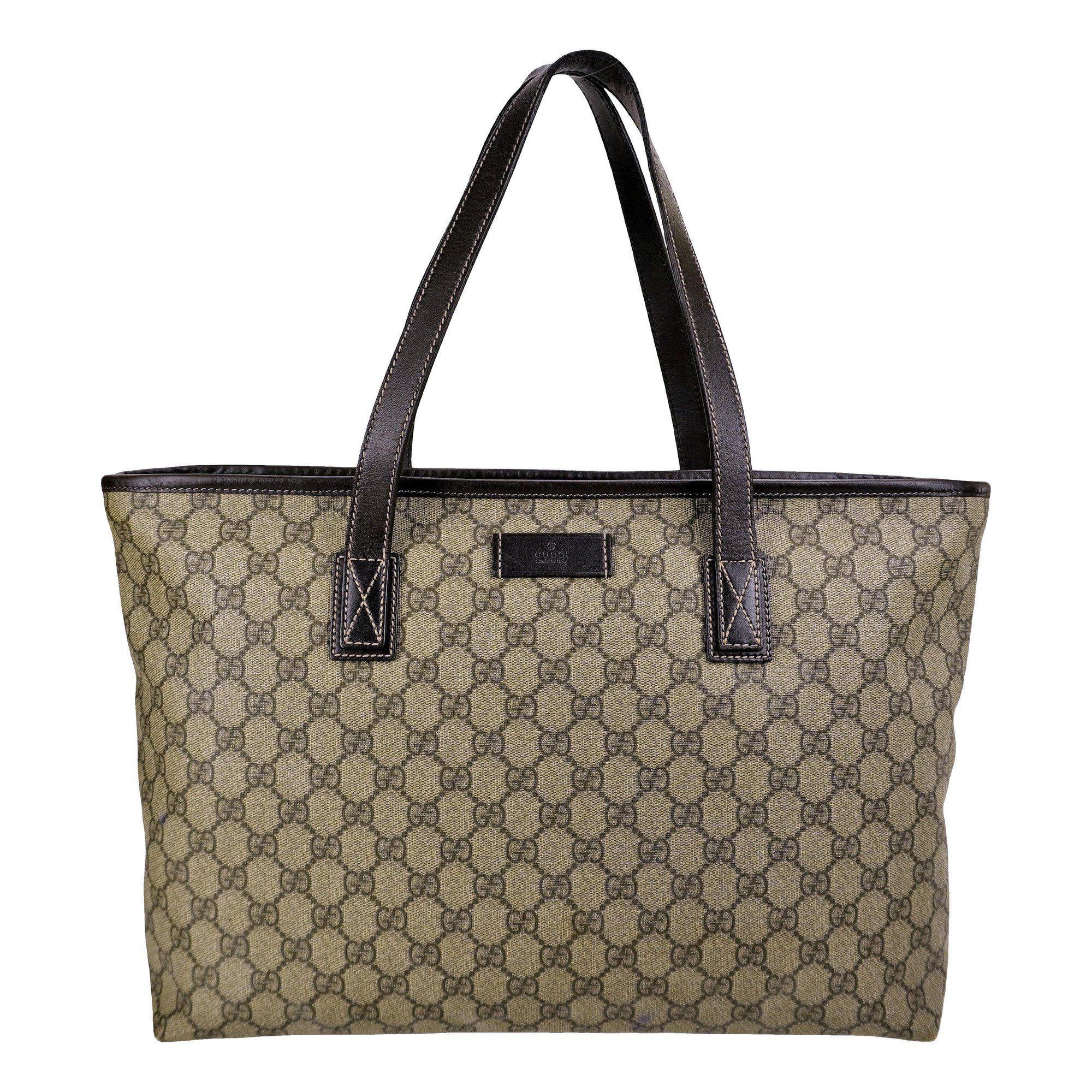 Leather tote