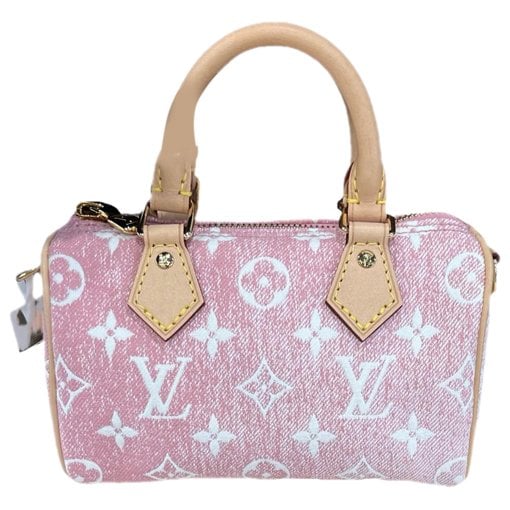 Nano Speedy / Mini HL leather handbag