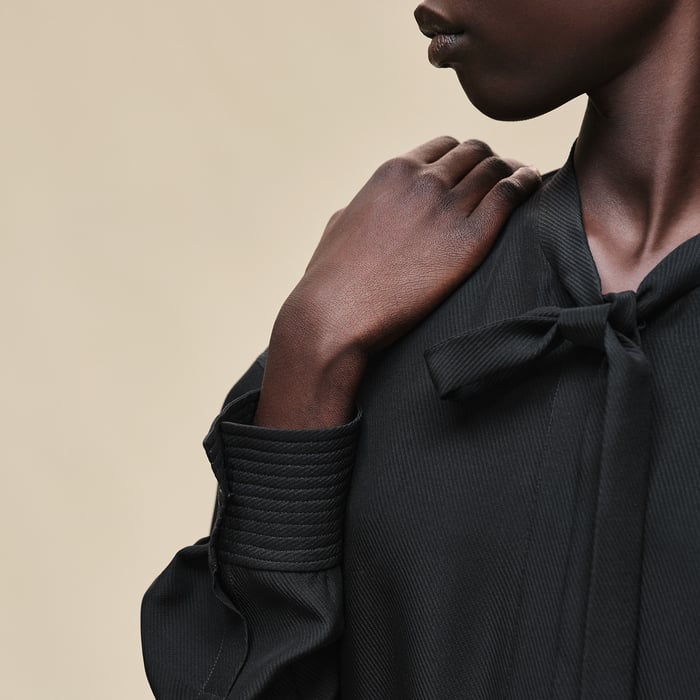 Noir Silk Shirt