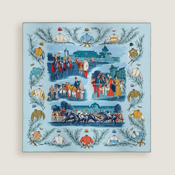 Champ De Courses a Chantilly Scarf 70