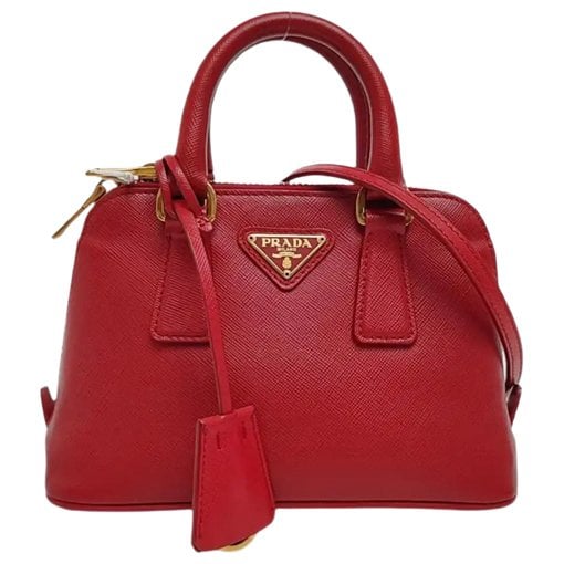 Promenade leather handbag