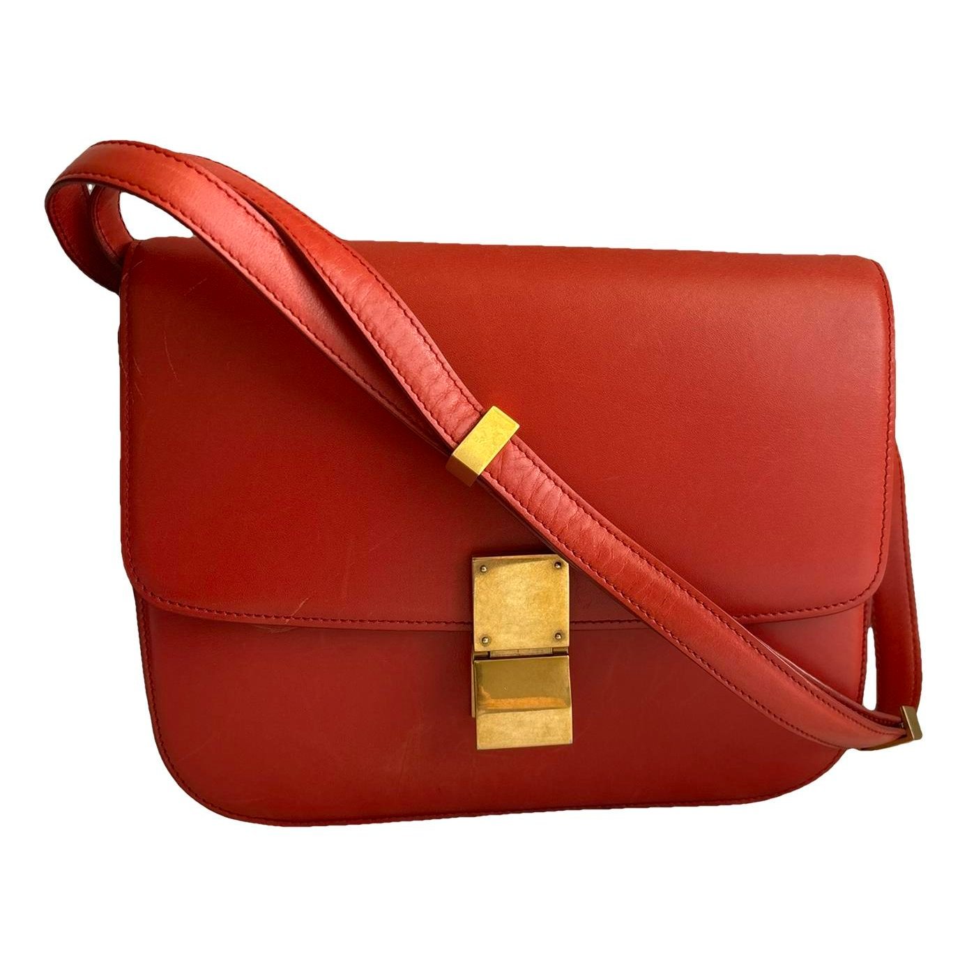 Classic leather crossbody bag