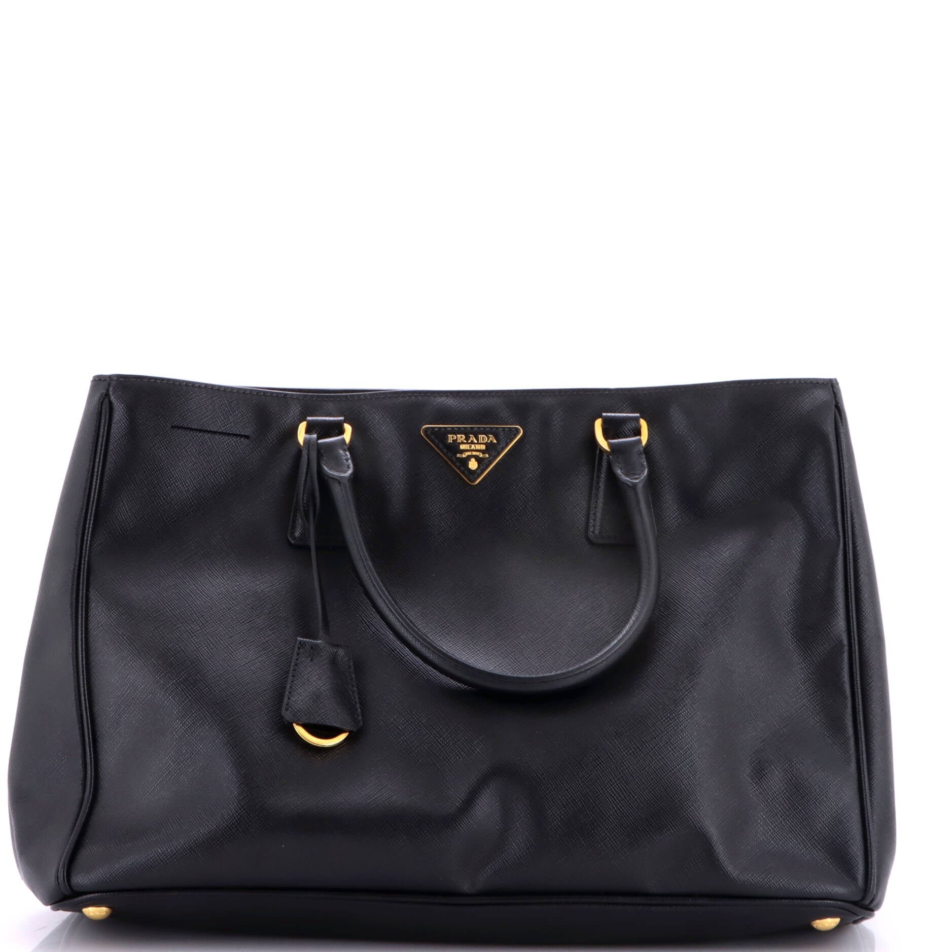 Lux Open Tote Saffiano Leather Large