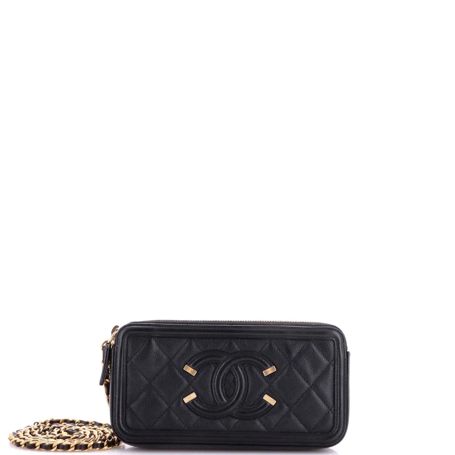 Leather clutch bag