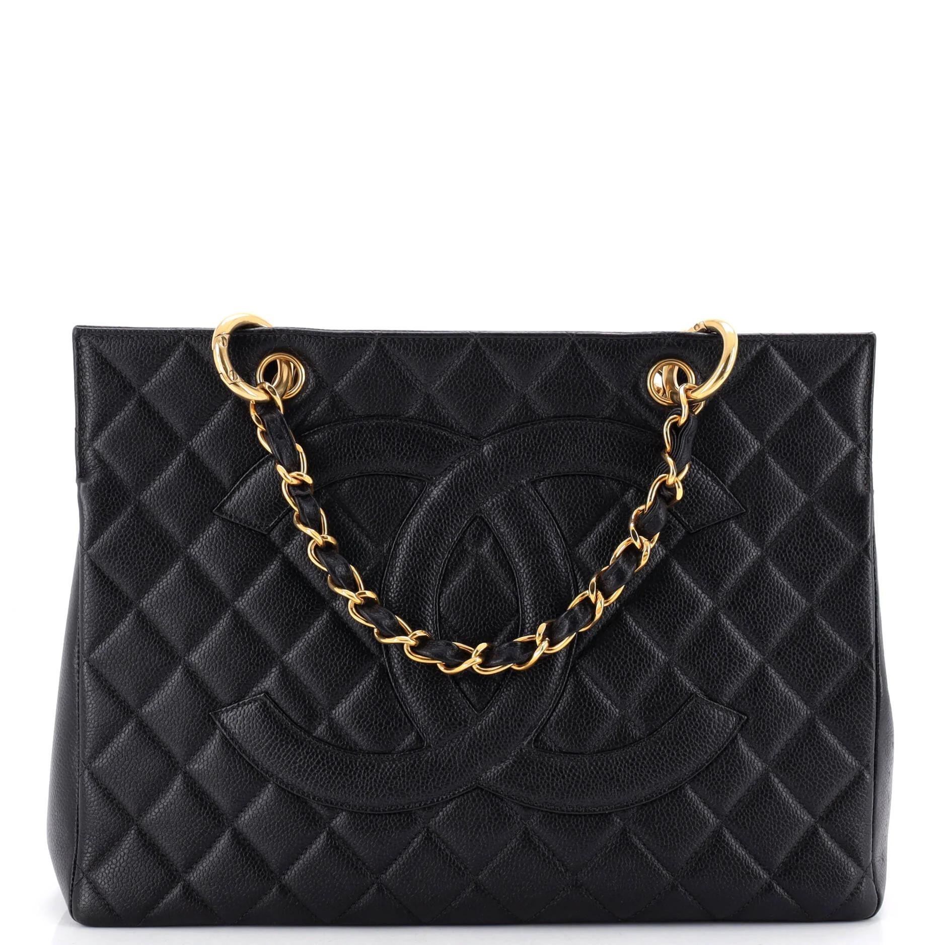 Classic CC Shopping leather tote