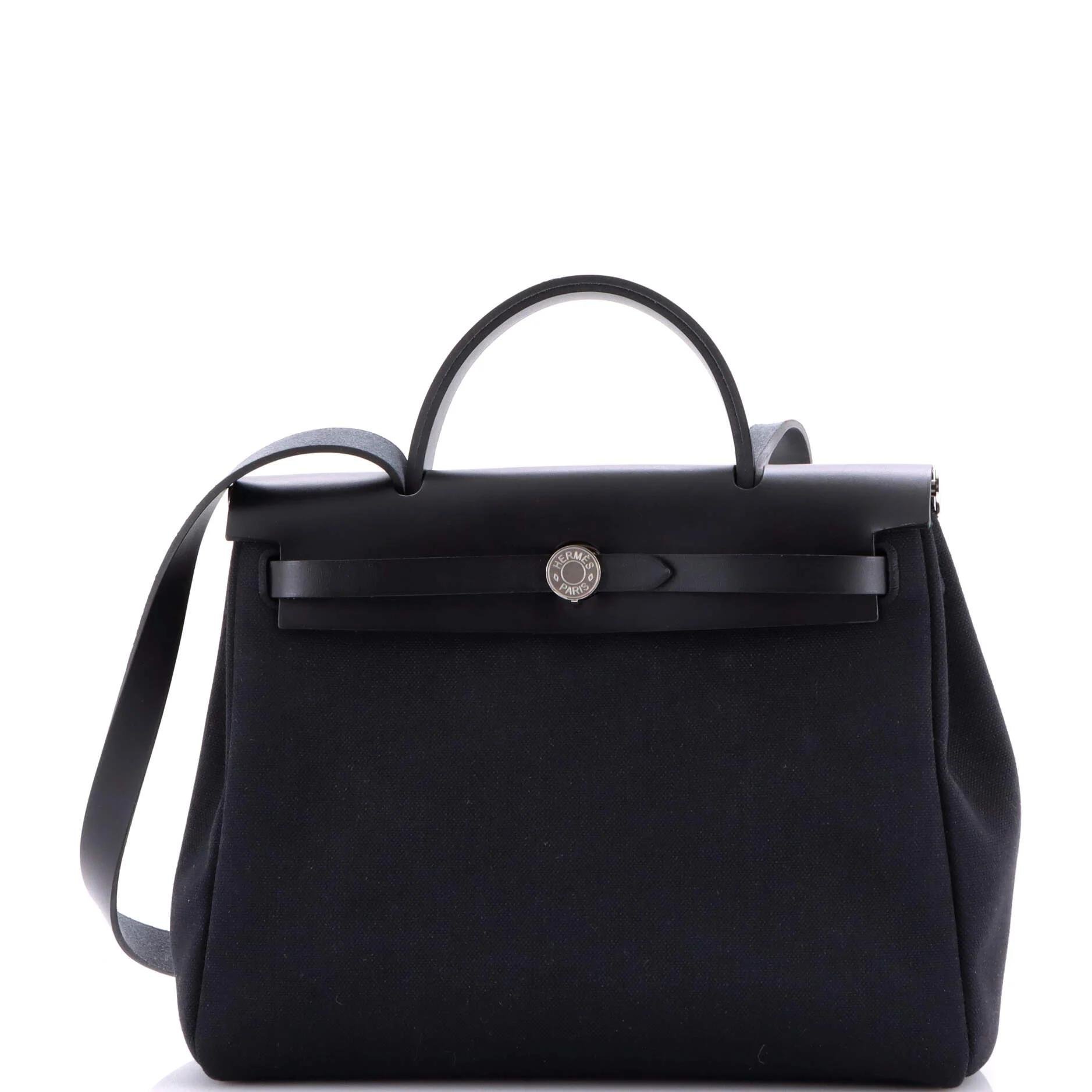 Hermes Herbag Handbag Black 2023