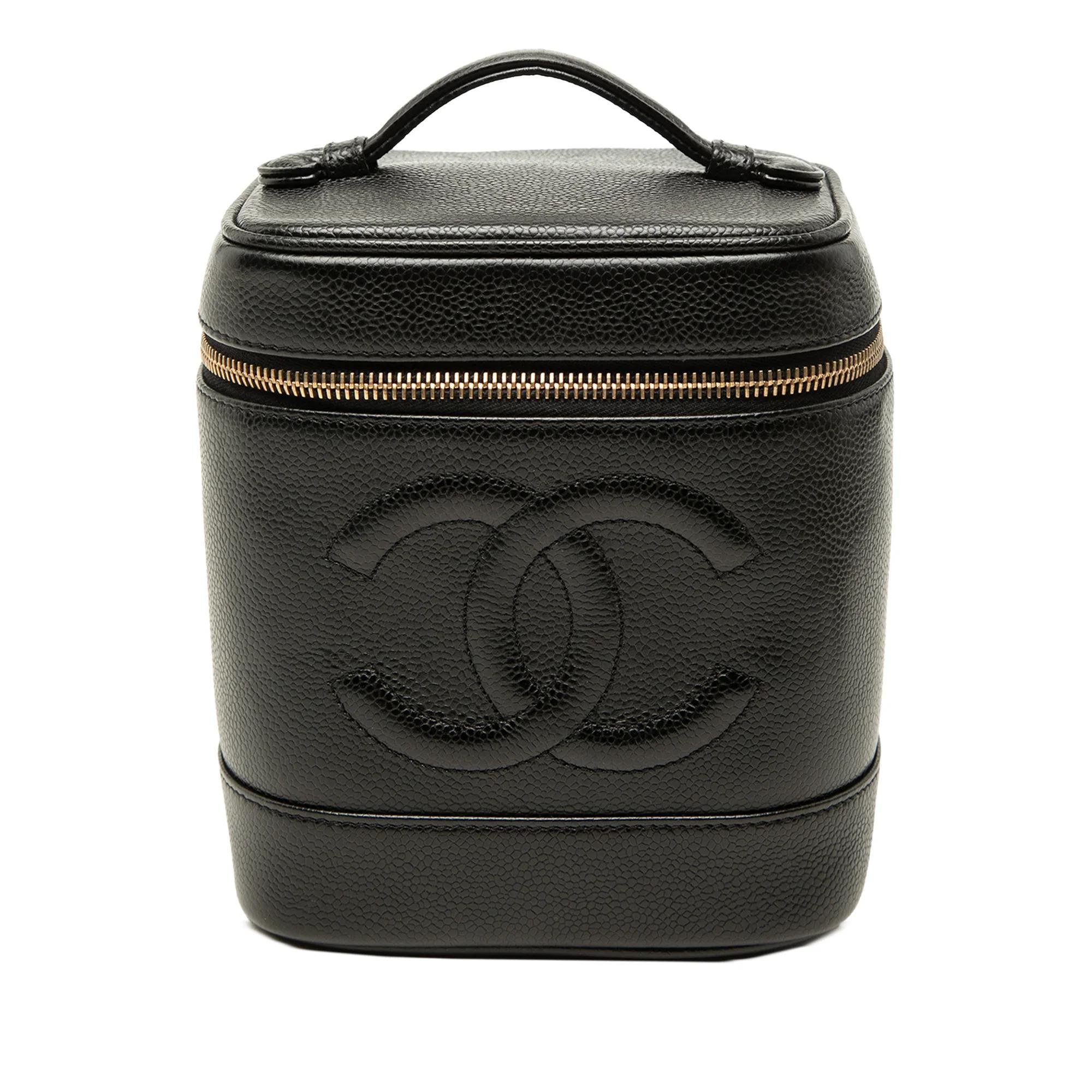 Vanity leather handbag