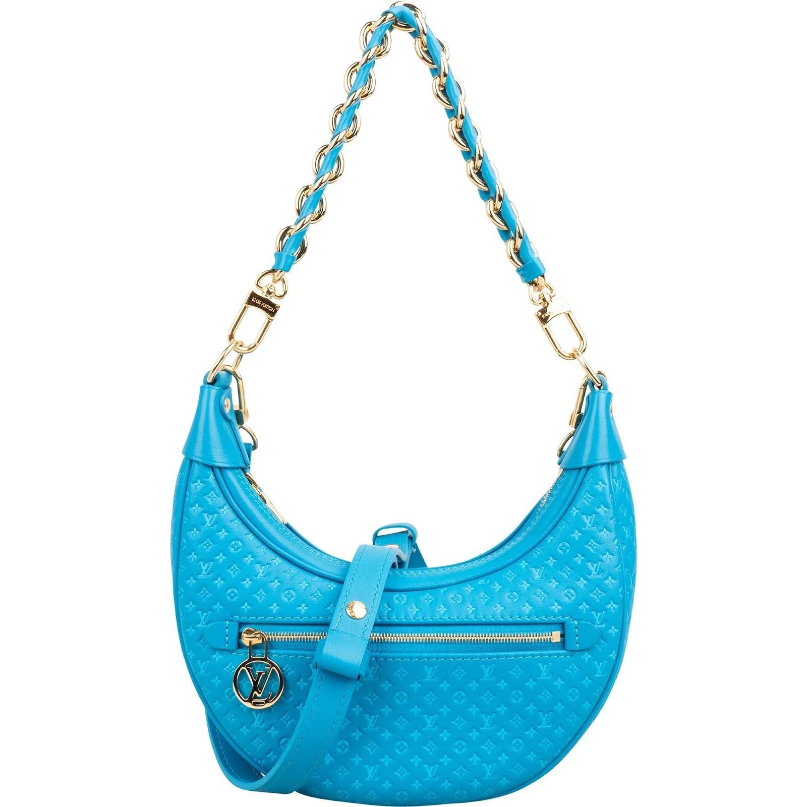 Loop leather handbag