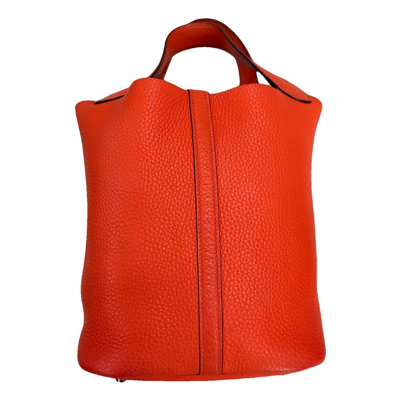 Picotin leather handbag