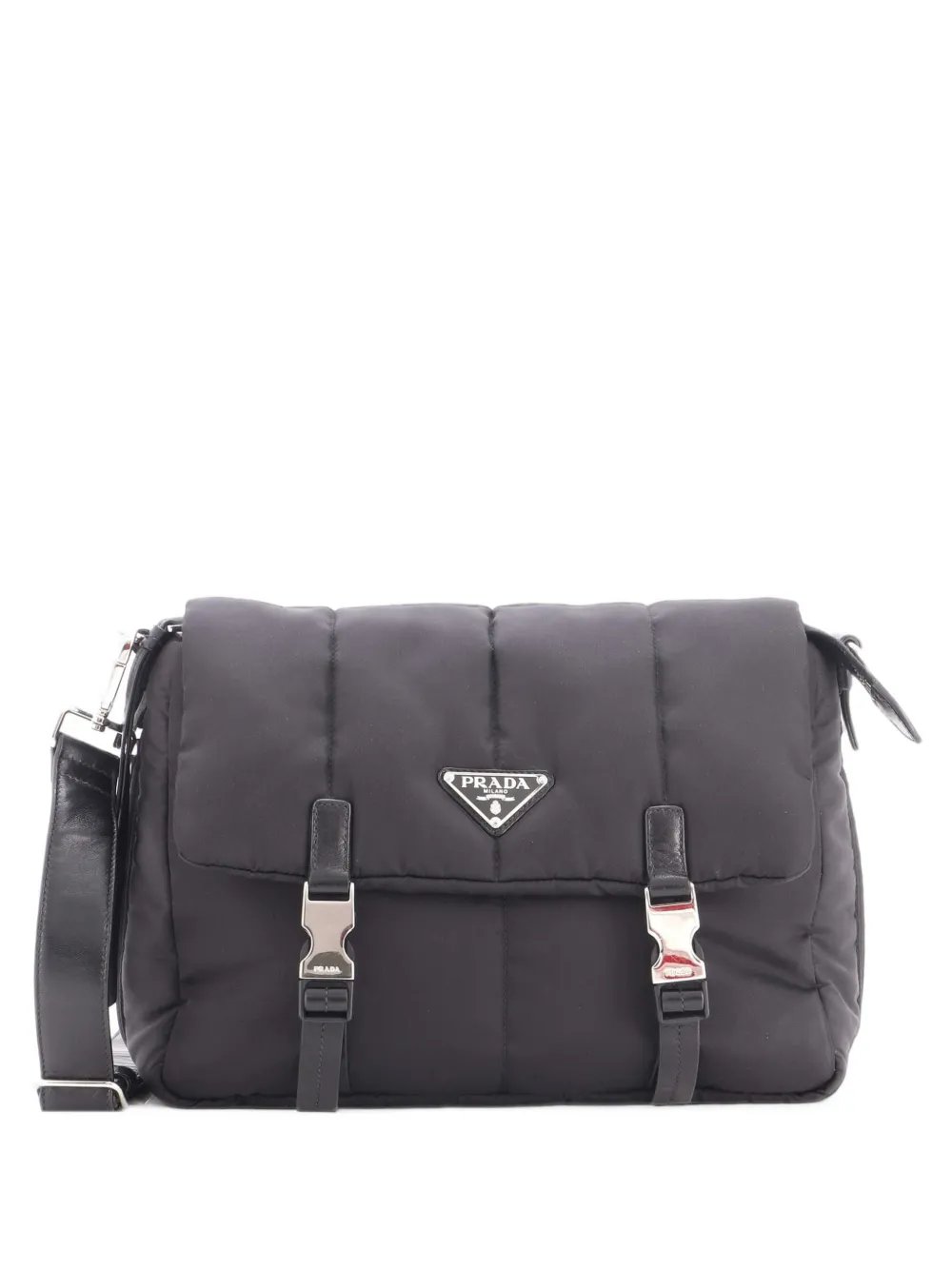 Zip Buckle Messenger Bag Tessuto Medium crossbody bag