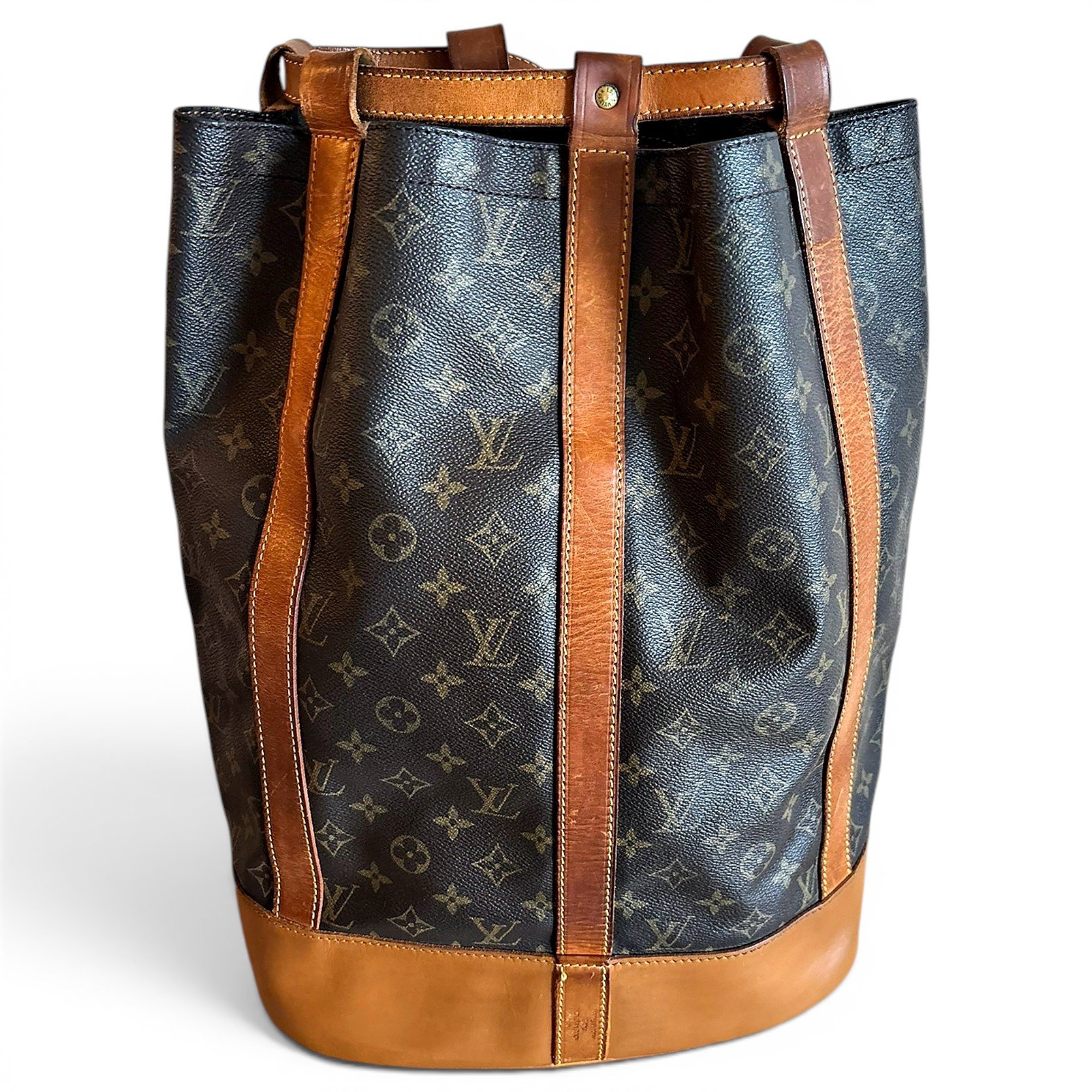 Randonnée leather backpack