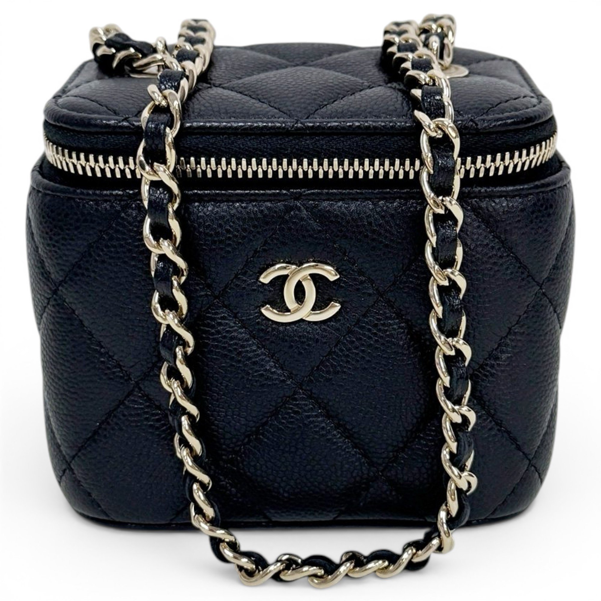 Vanity leather mini bag