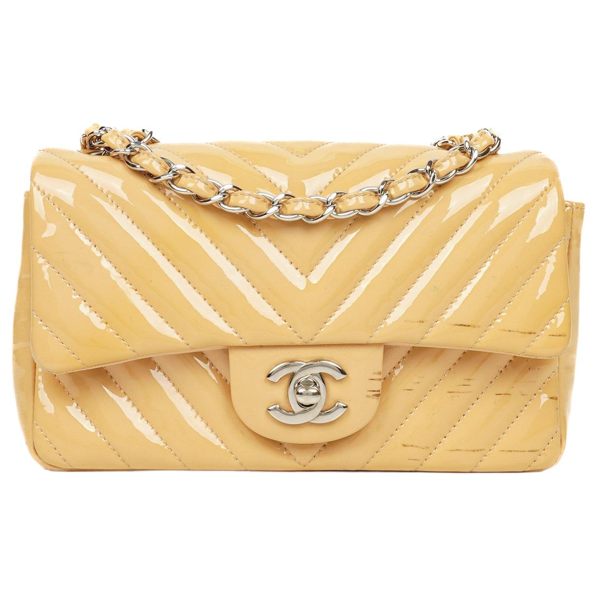 Timeless/Classique patent leather handbag
