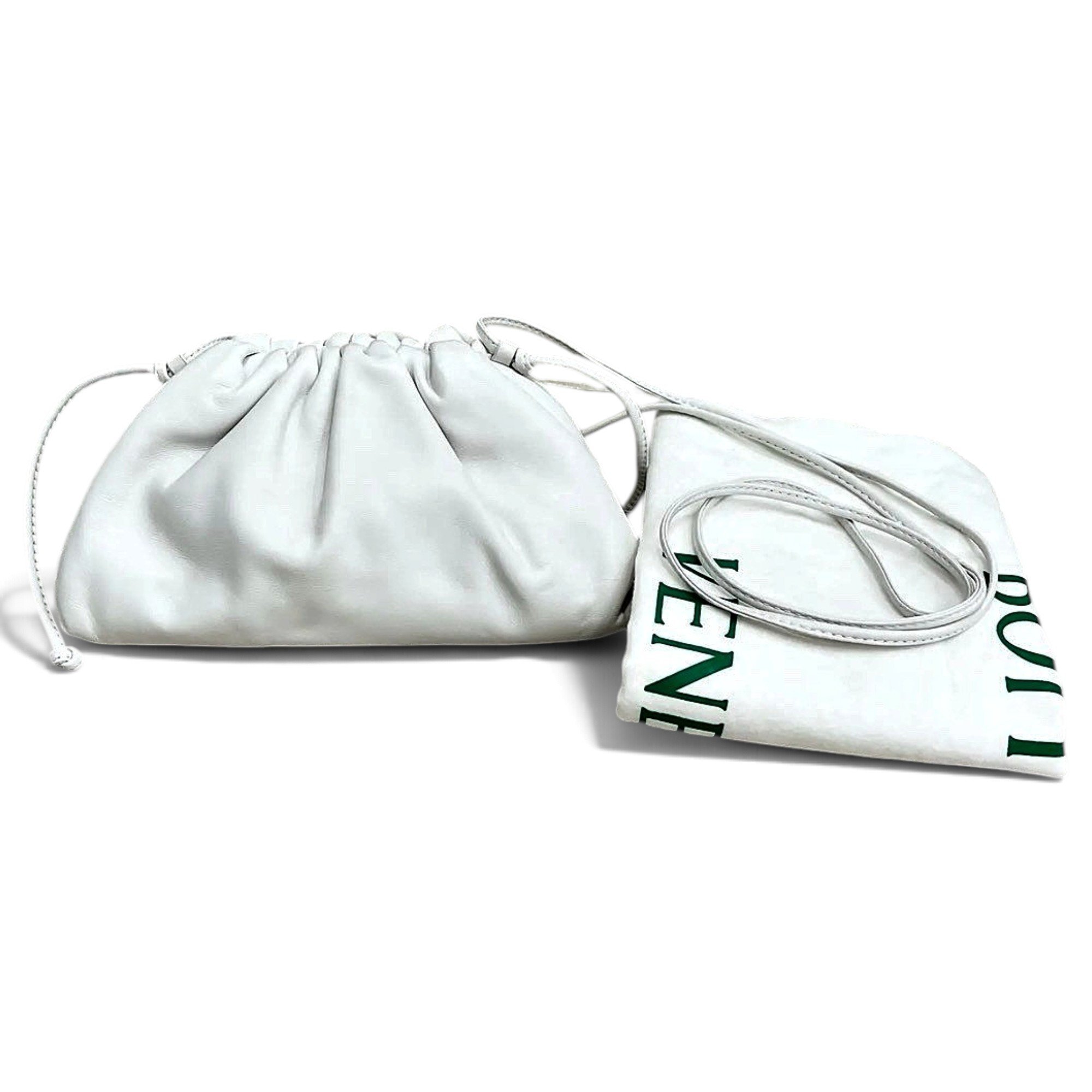 Pouch leather handbag