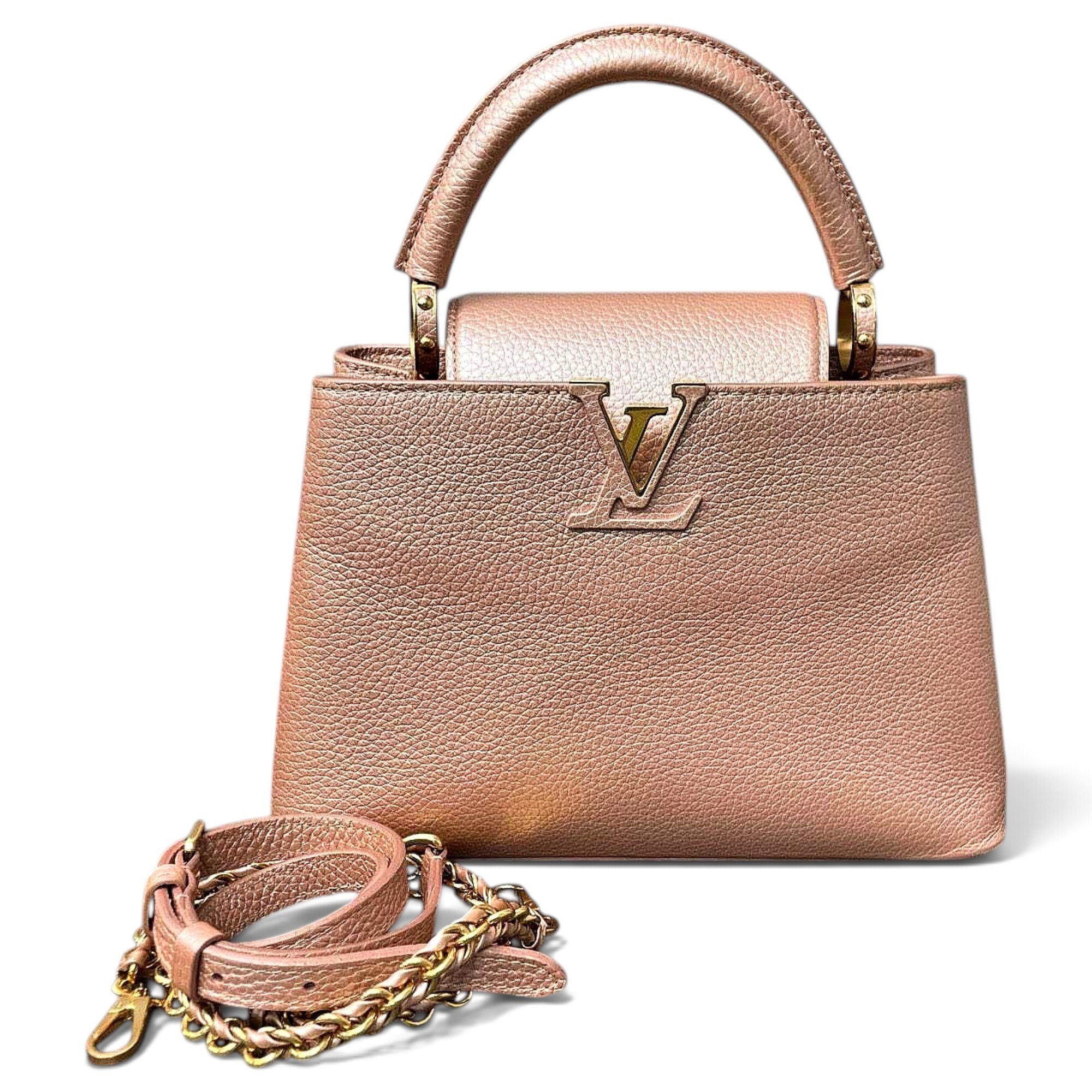 Capucines leather handbag