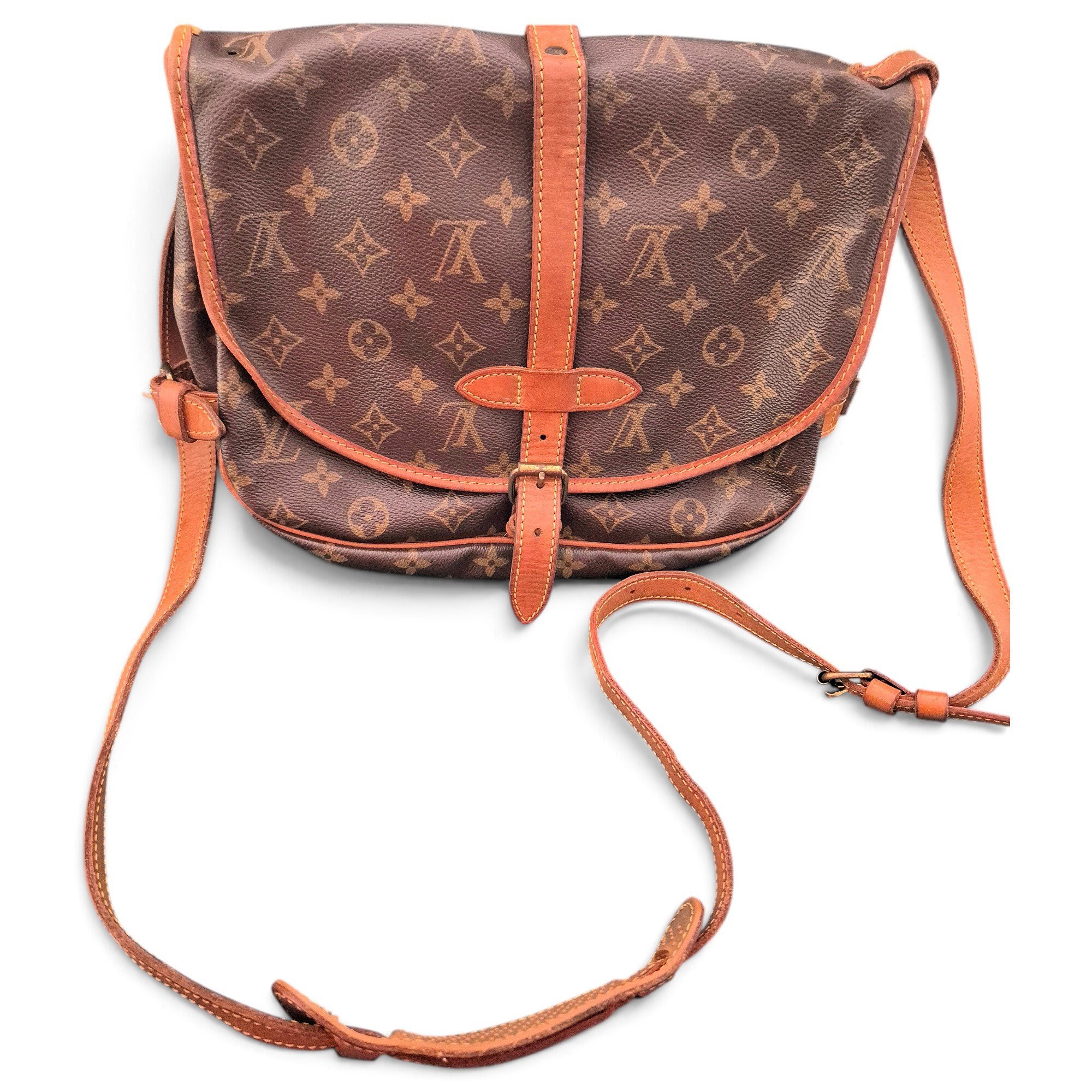 Saumur leather crossbody bag