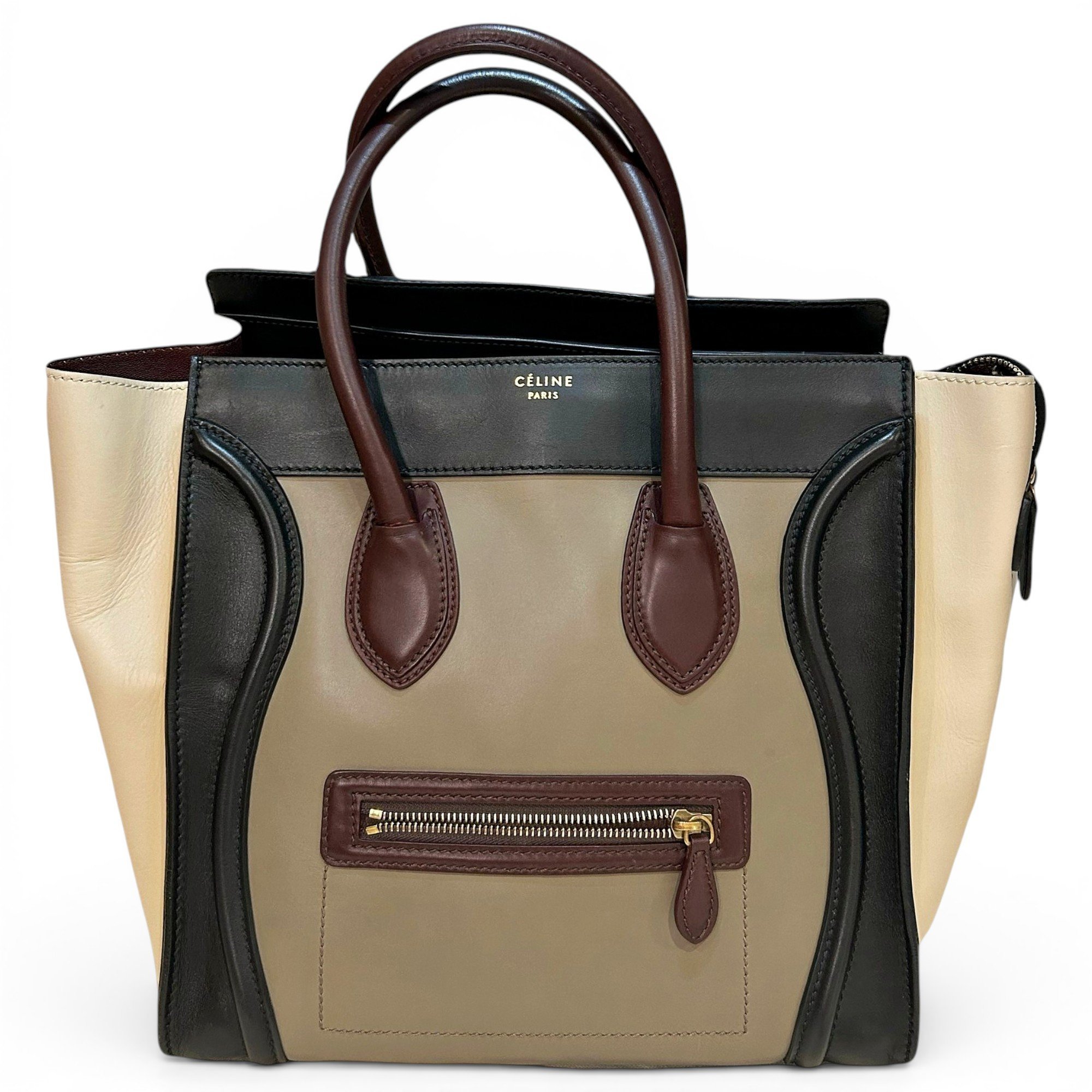 Luggage leather handbag