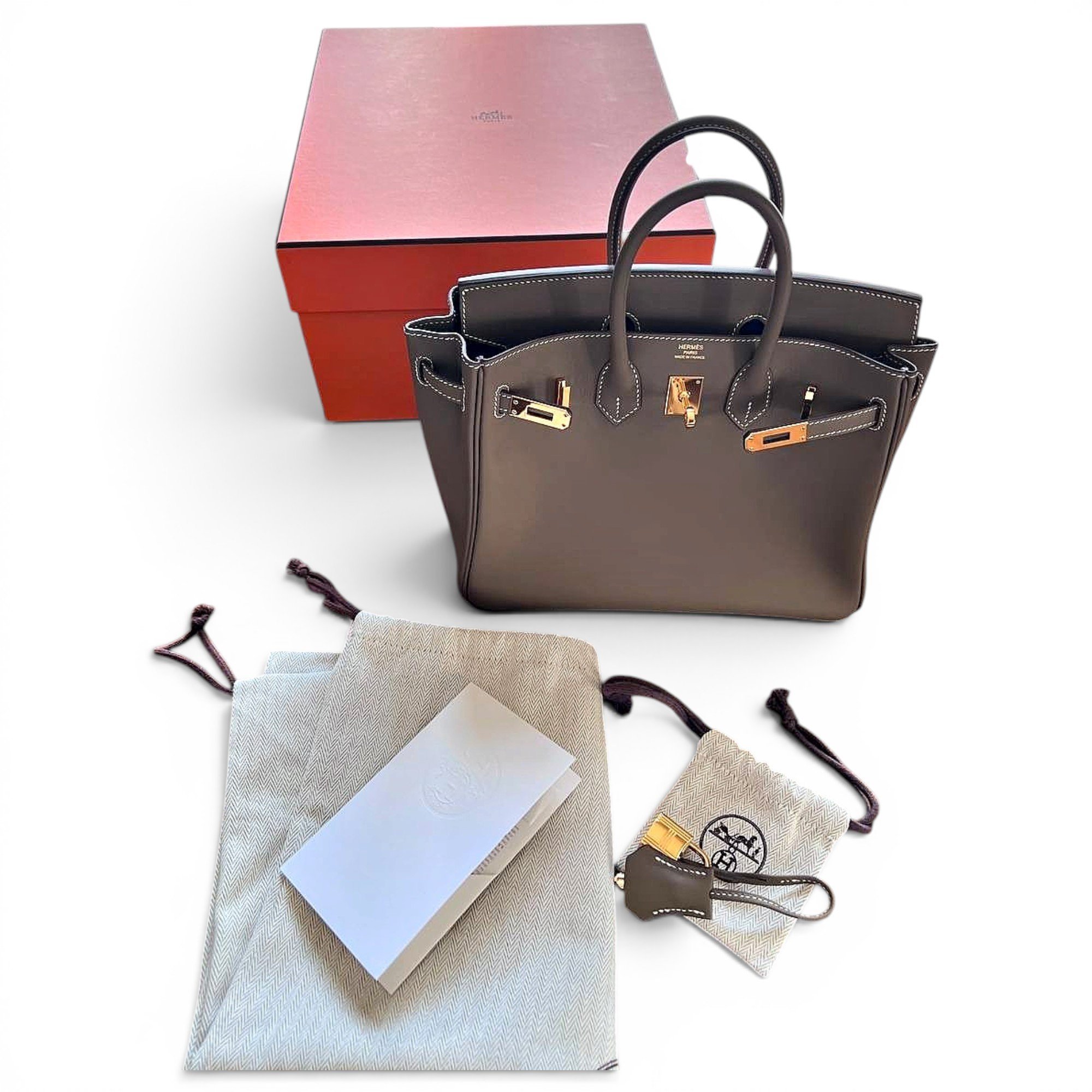 Hermes Birkin 25 Handbag Swift Leather 2024